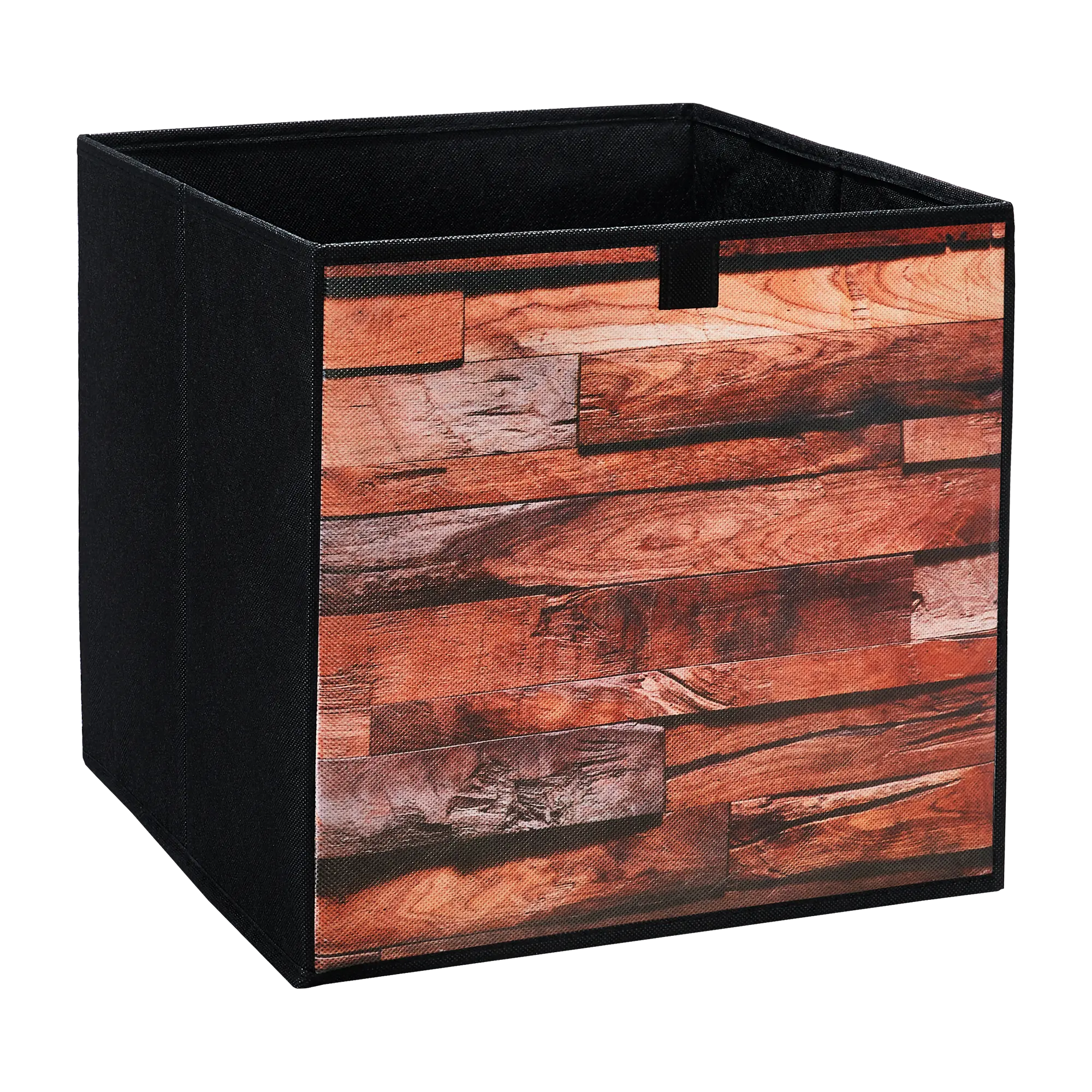 Pudełko tekstylne Kub 31 x 31 x 31 cm deska