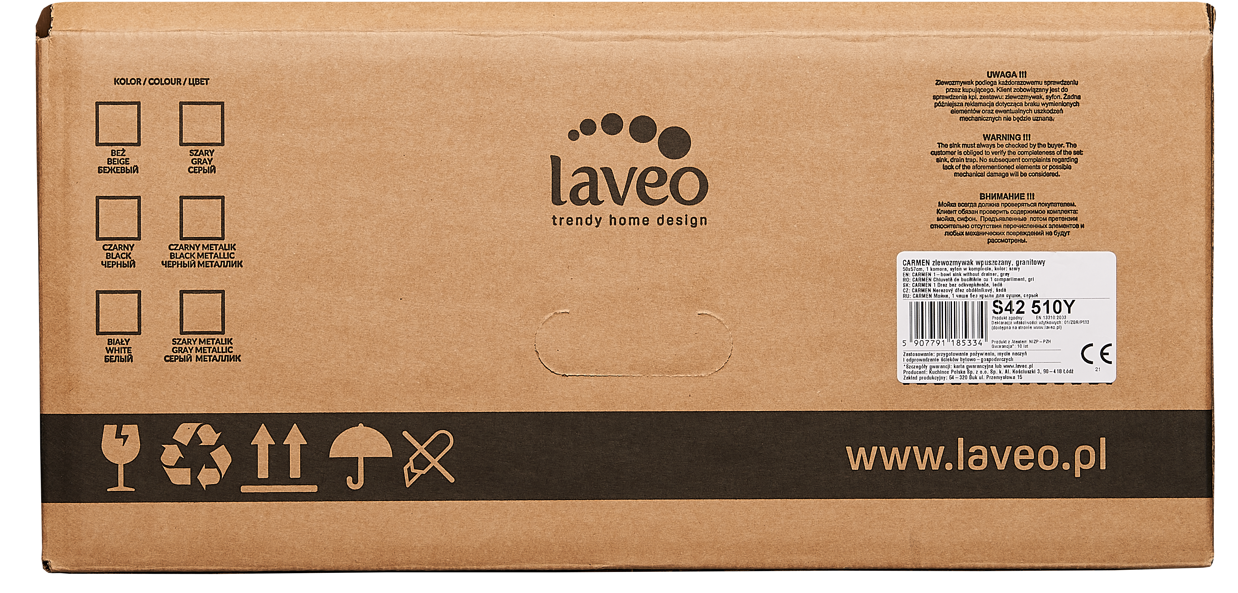 Zlewozmywak granitowy Carmen Laveo - 8