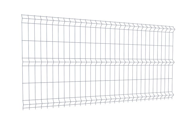 Panel ogrodzeniowy Vera 3D 123x250 cm antracytowy Wiśniowski