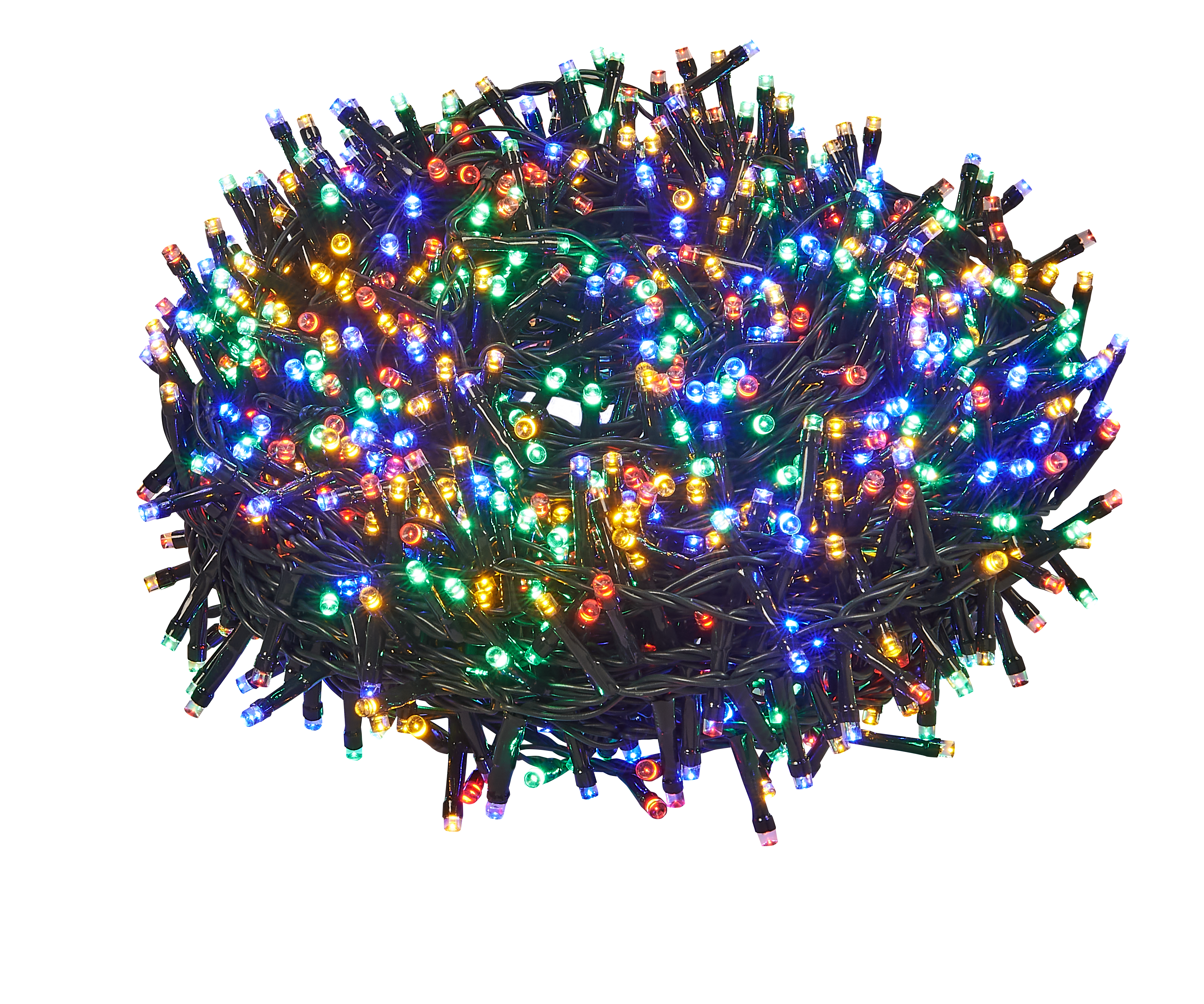 Lampki choinkowe zewnętrzne 25m 1000 LED multikolor - 2