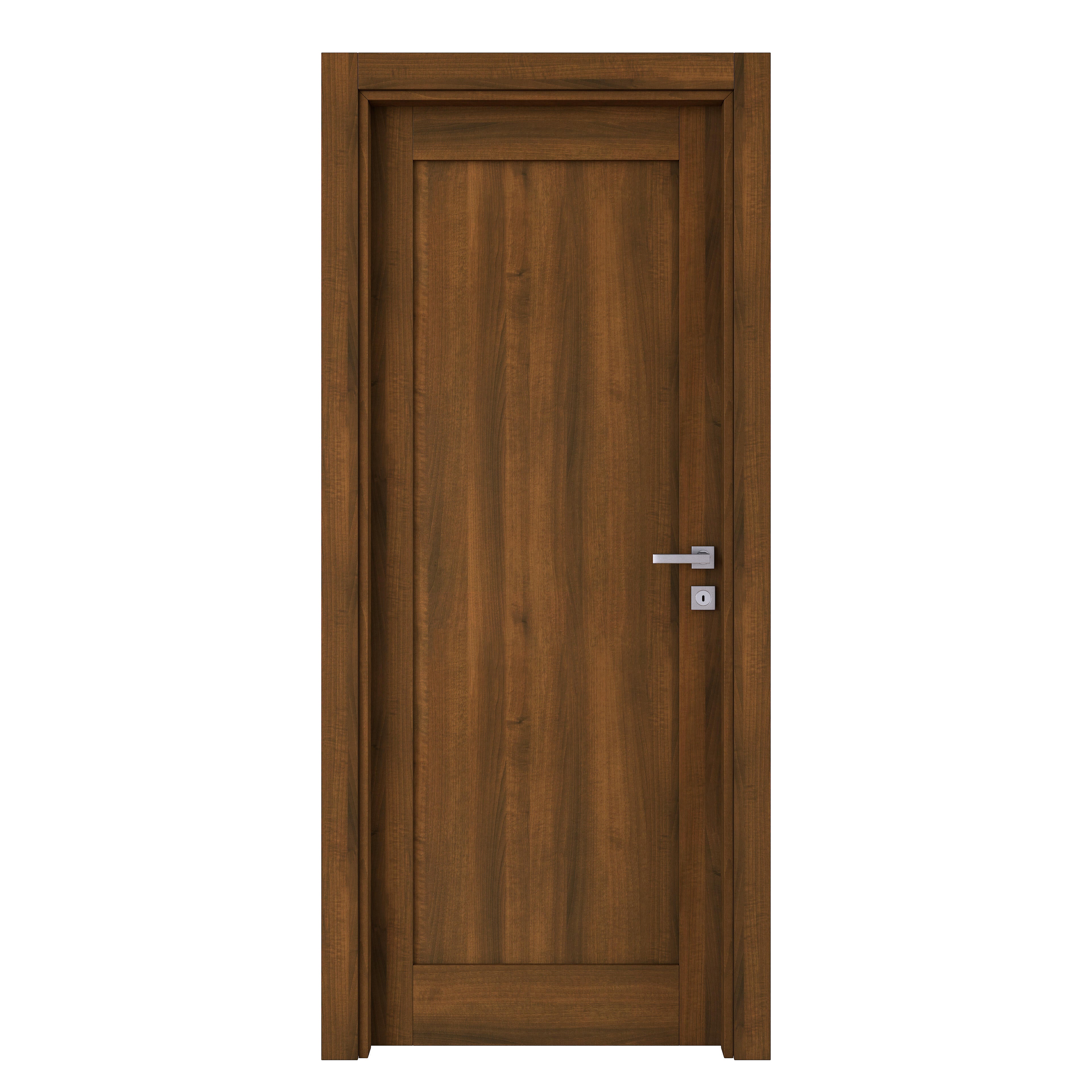 Porta battente Sargas noce L 70 x H 210 cm sinistra - 3