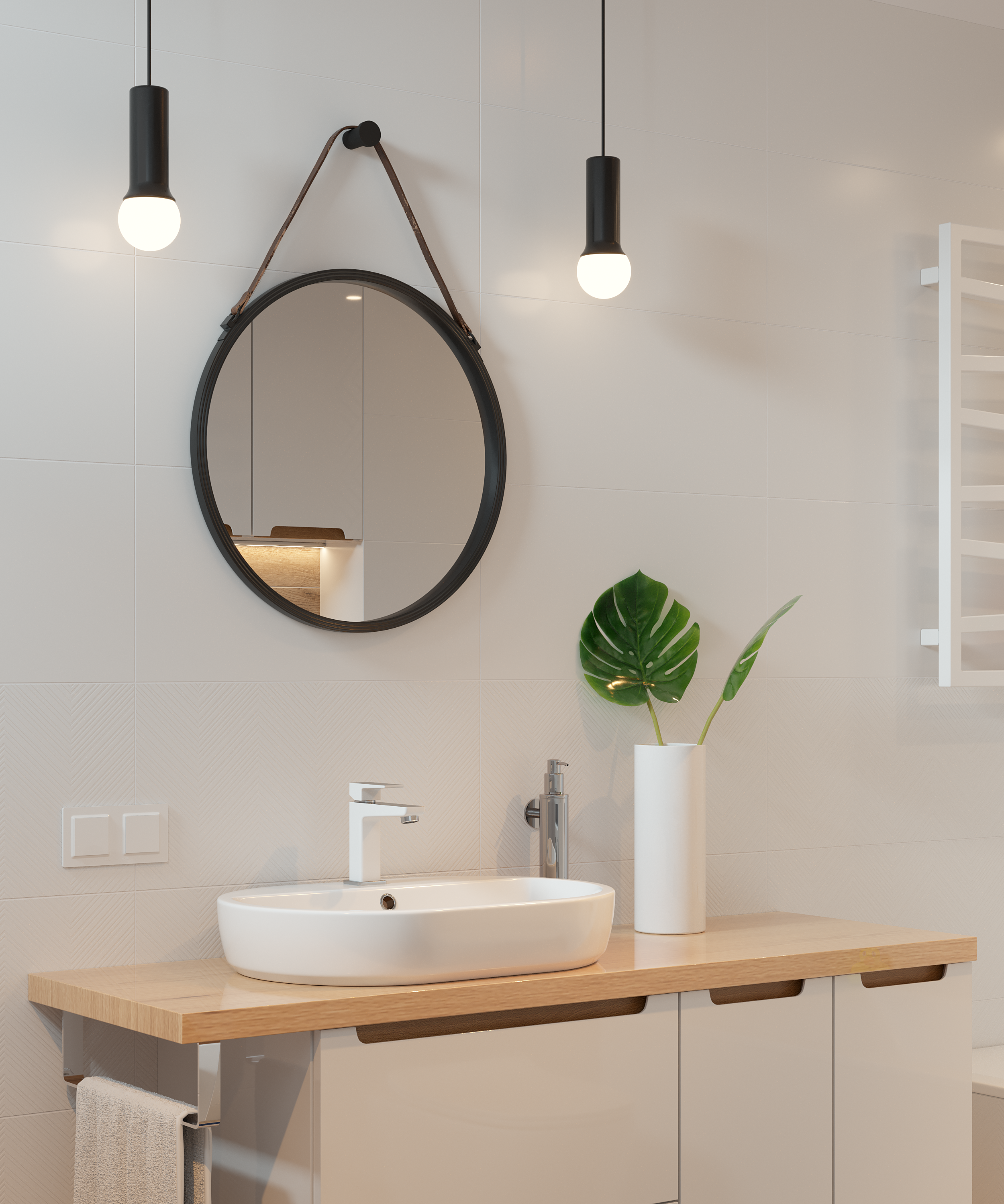 Szafka pod umywalkę Stilla (3 listwy) 60 Defra - 11