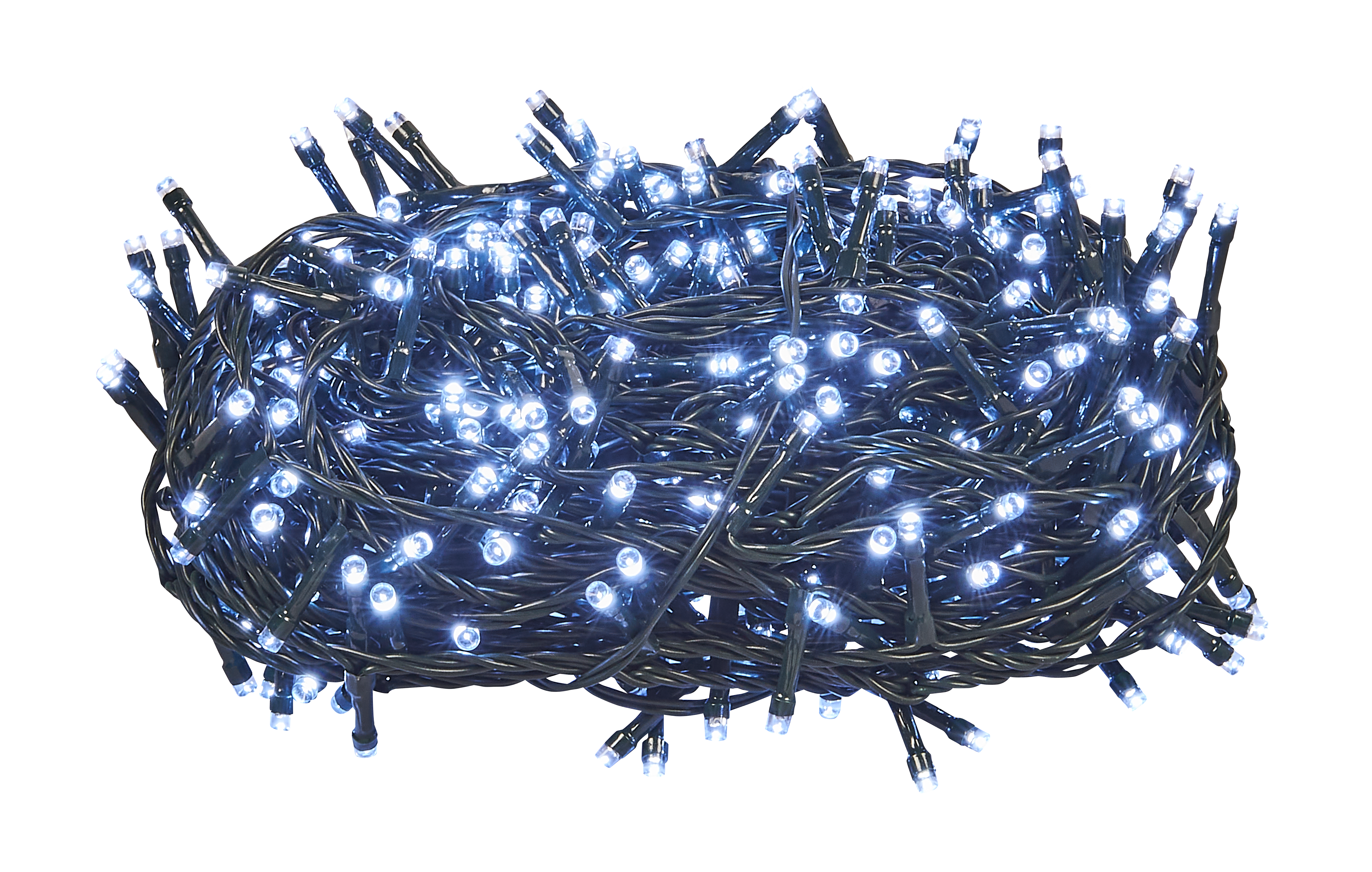 Lampki choinkowe zewnętrzne 20m 400 LED zimna biel 8 funkcji - 6