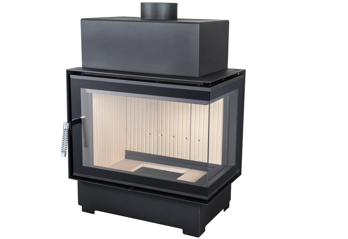 Wkład kominkowy narożny prawy Roten 10 kW Nordflam