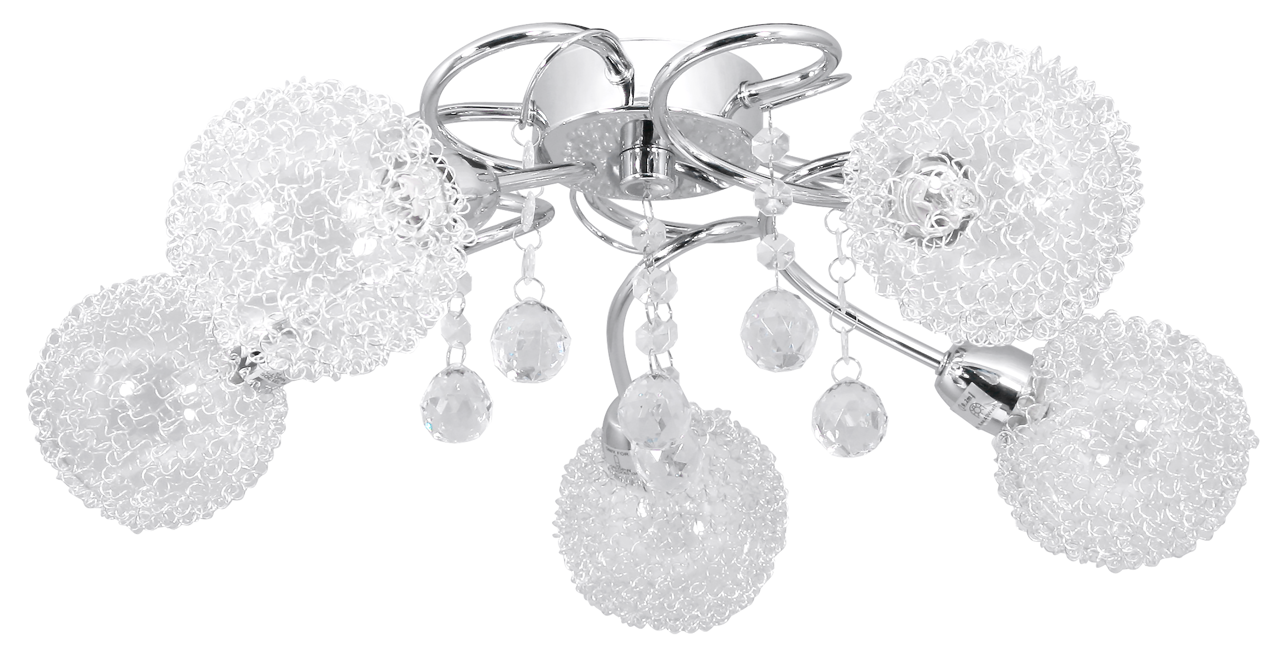 Lampa sufitowa Vesna chrom 5 x G9 Reality