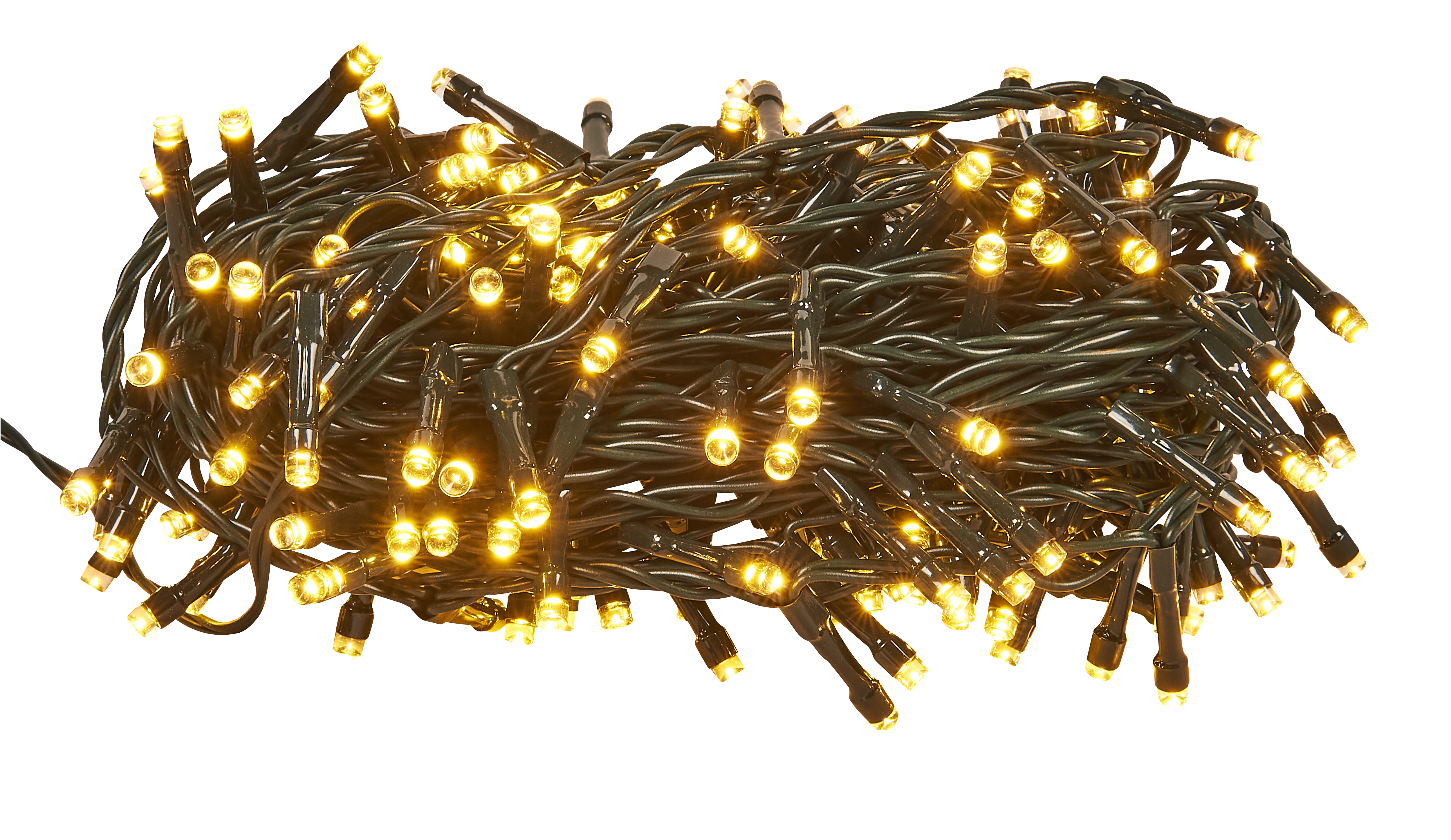 Lampki choinkowe zewnętrzne 10m 200 LED ciepła biel 8 funkcji - 2