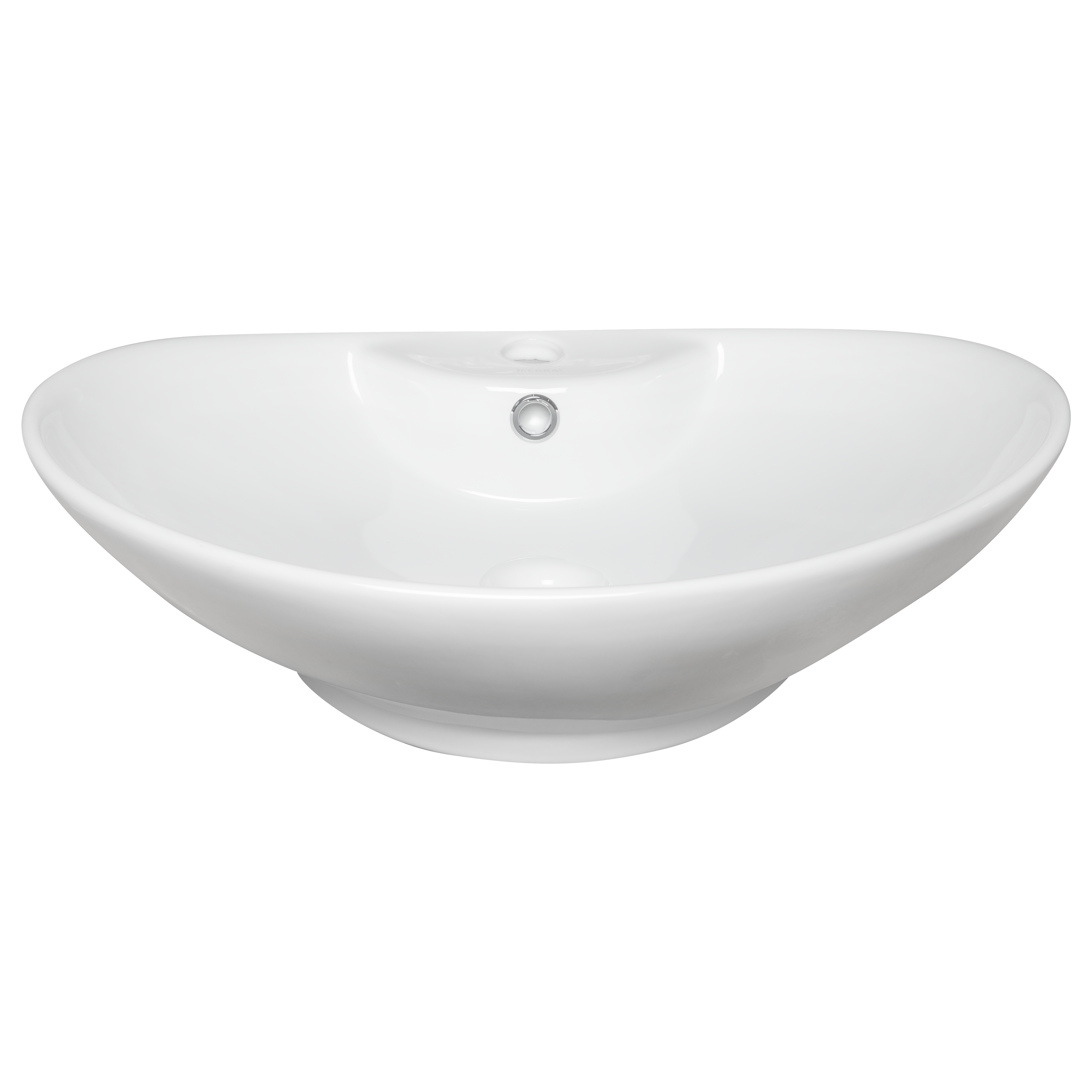 Umywalka ceramiczna nablatowa Samba KR-139 58 x 38 Z/O Kerra - 10
