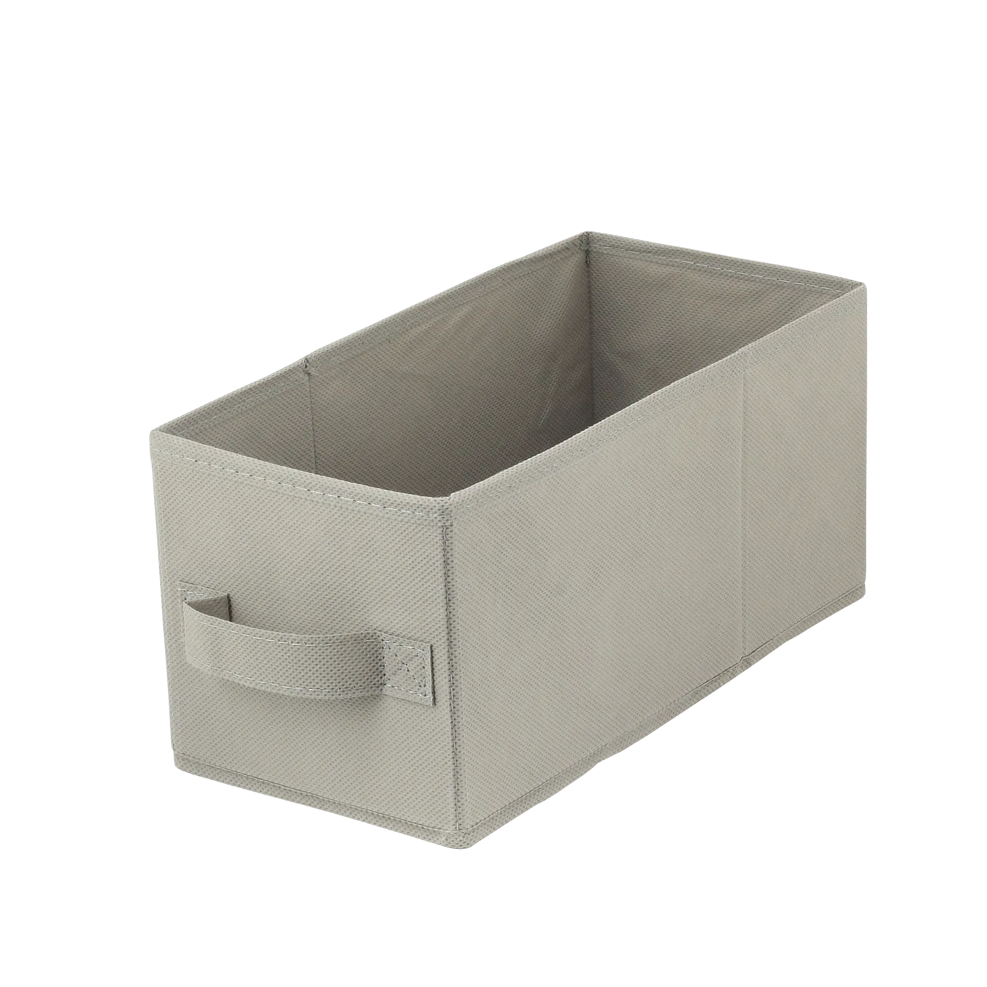 Pudełko tekstylne Kub 15 x 31 x 15 cm jasnobrązowe
