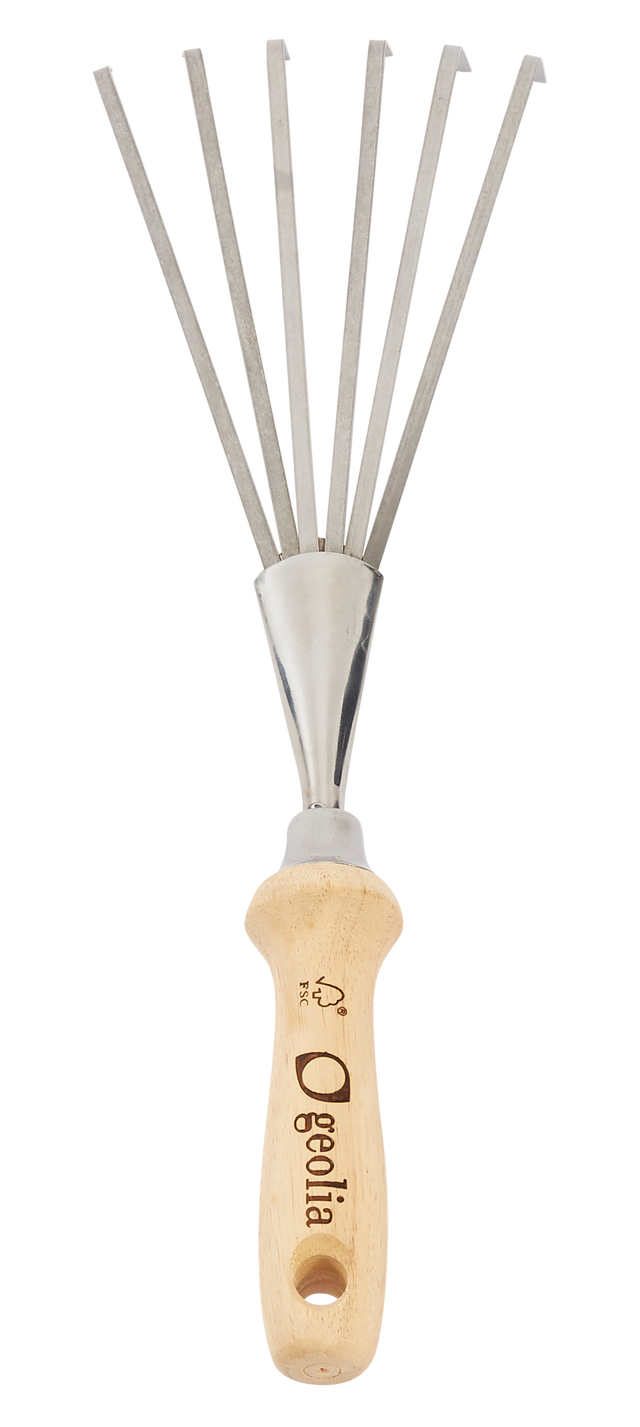 Rastrillo GEOLIA de acero inoxidable