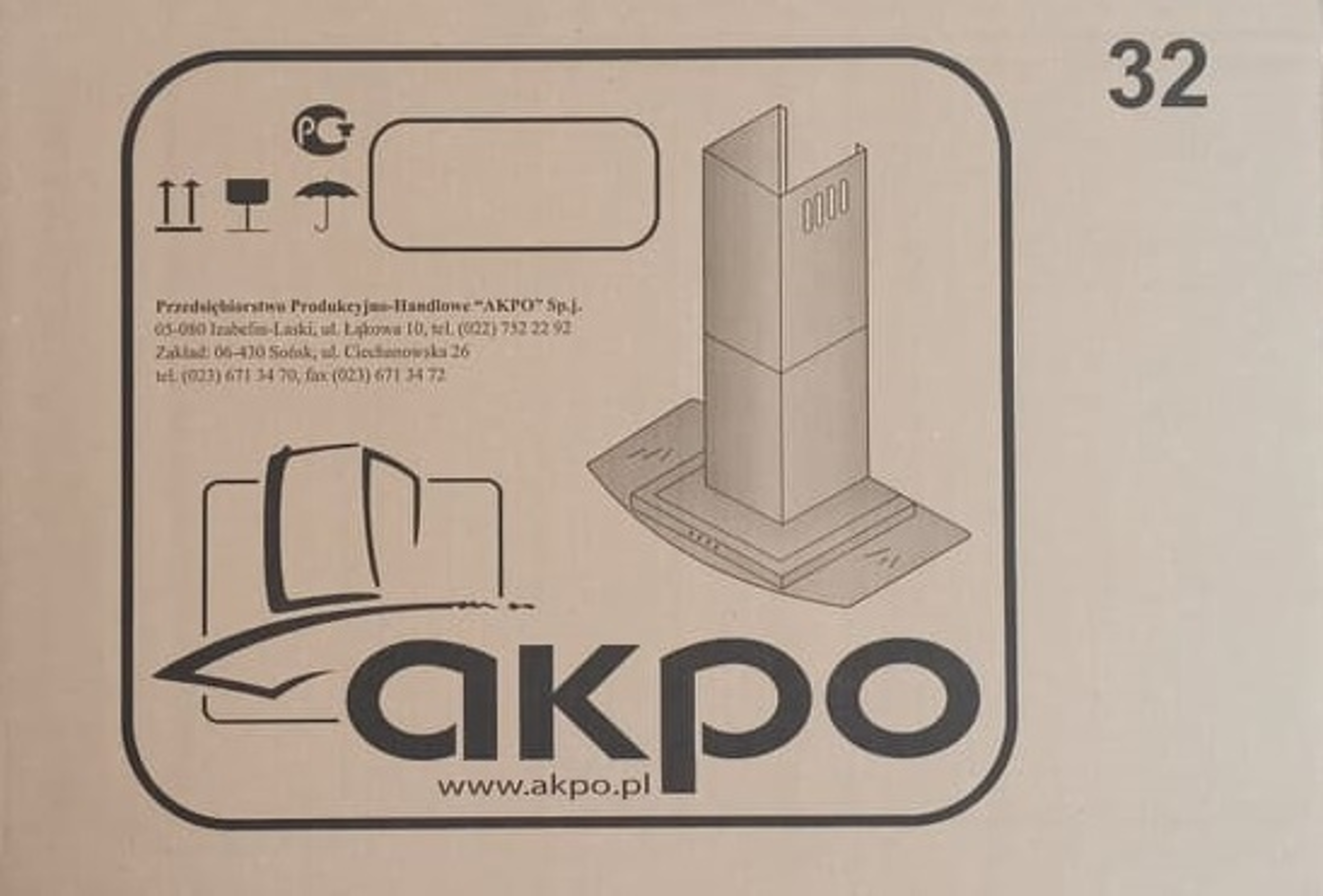 Okap podszafkowy WK-12 Neva 60 cm czarny Akpo - 4