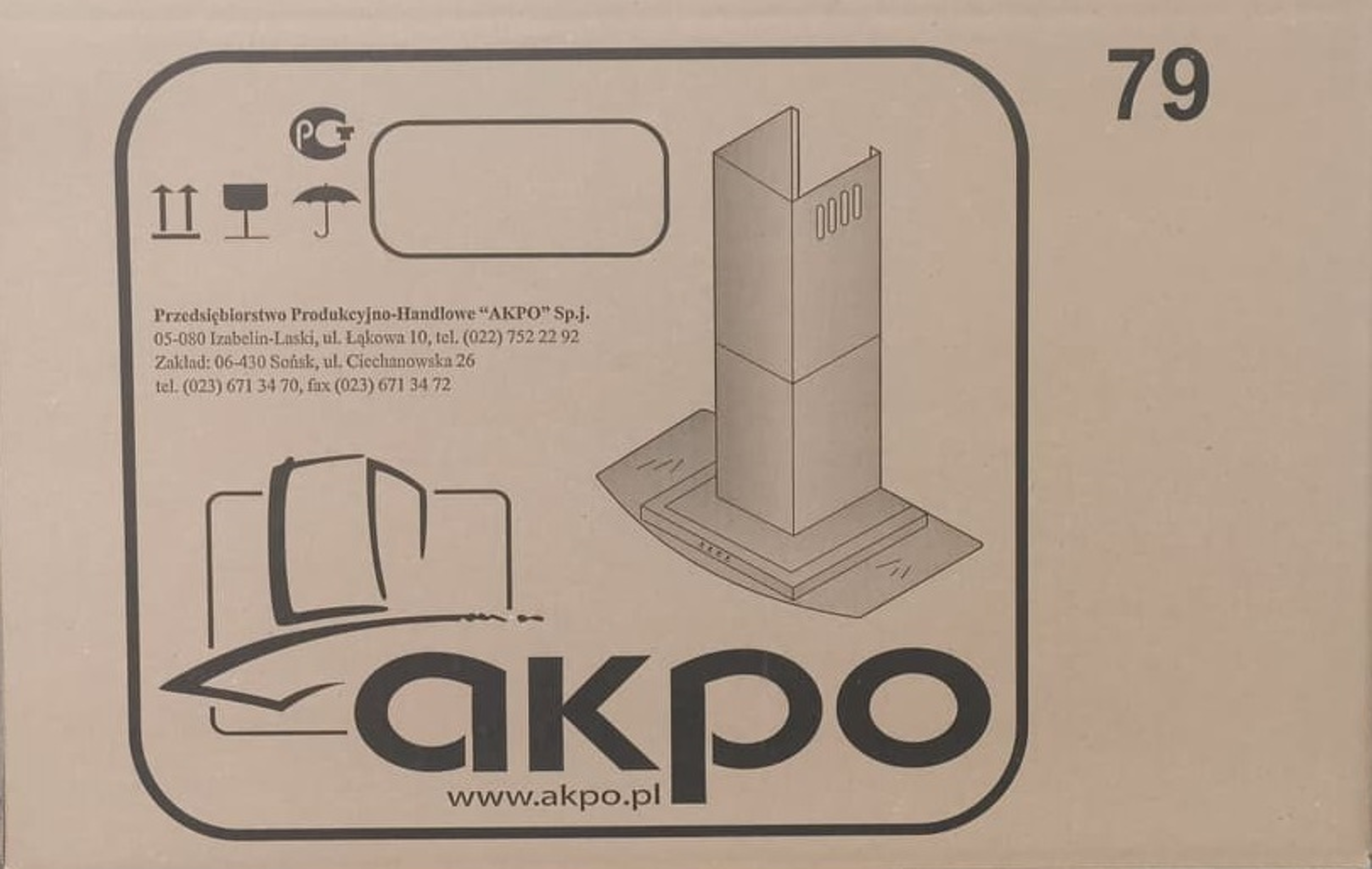 Okap podszafkowy WK-7 Micra inox 60 cm Akpo - 3