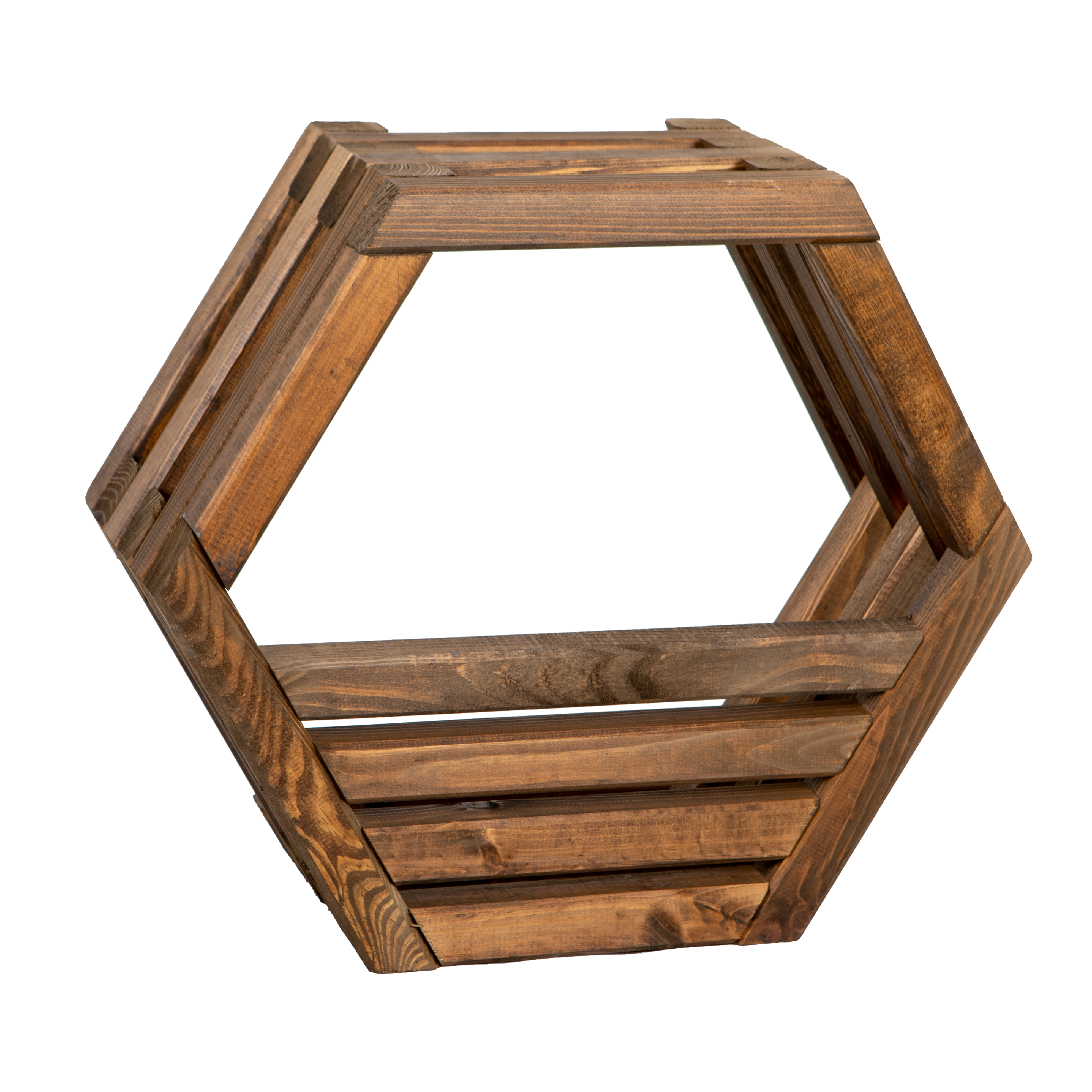 Donica-półka drewniana Hexen 48x42 cm Werth-Holz