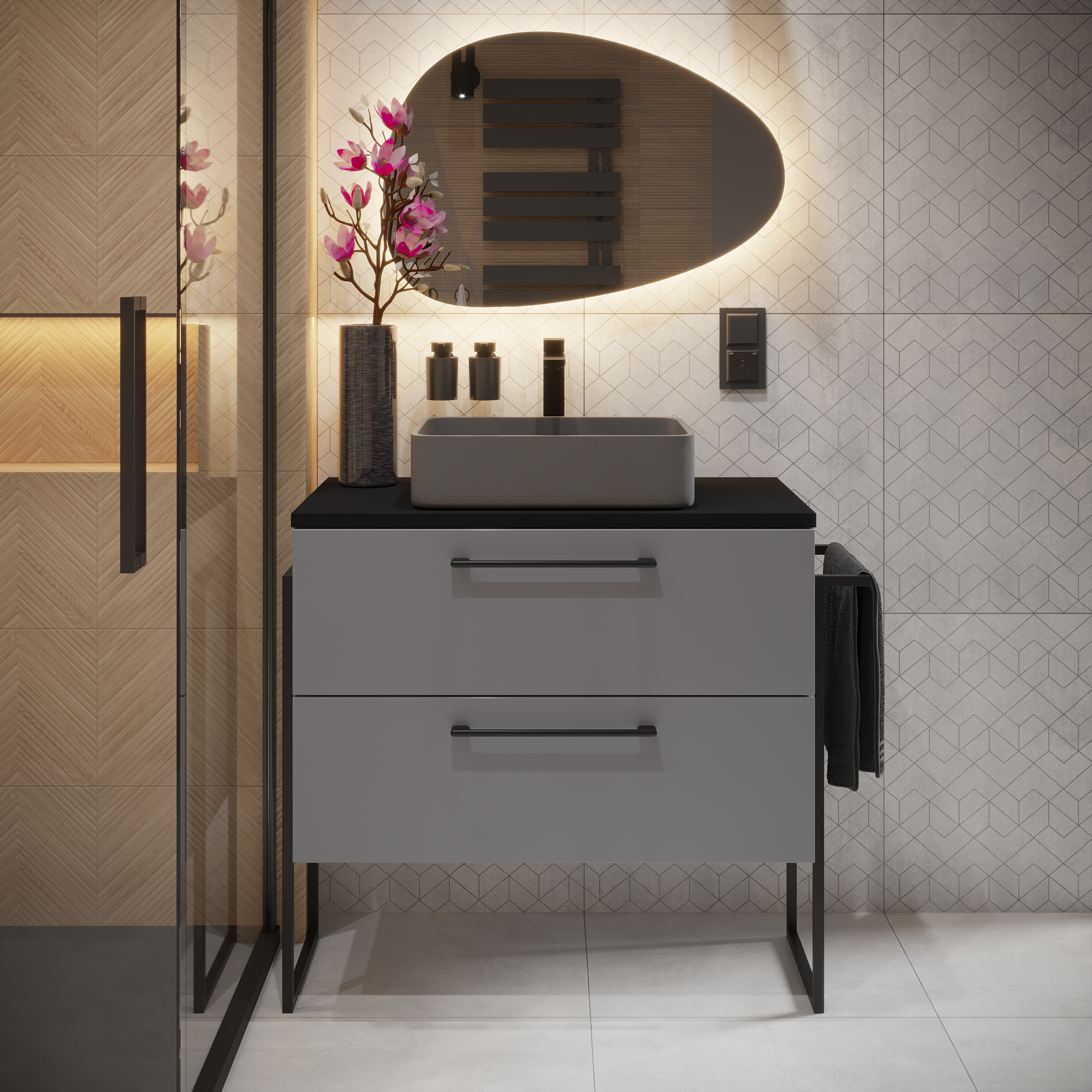 Glazura Larchwood Alder Zig 30x90 Baldocer - 3