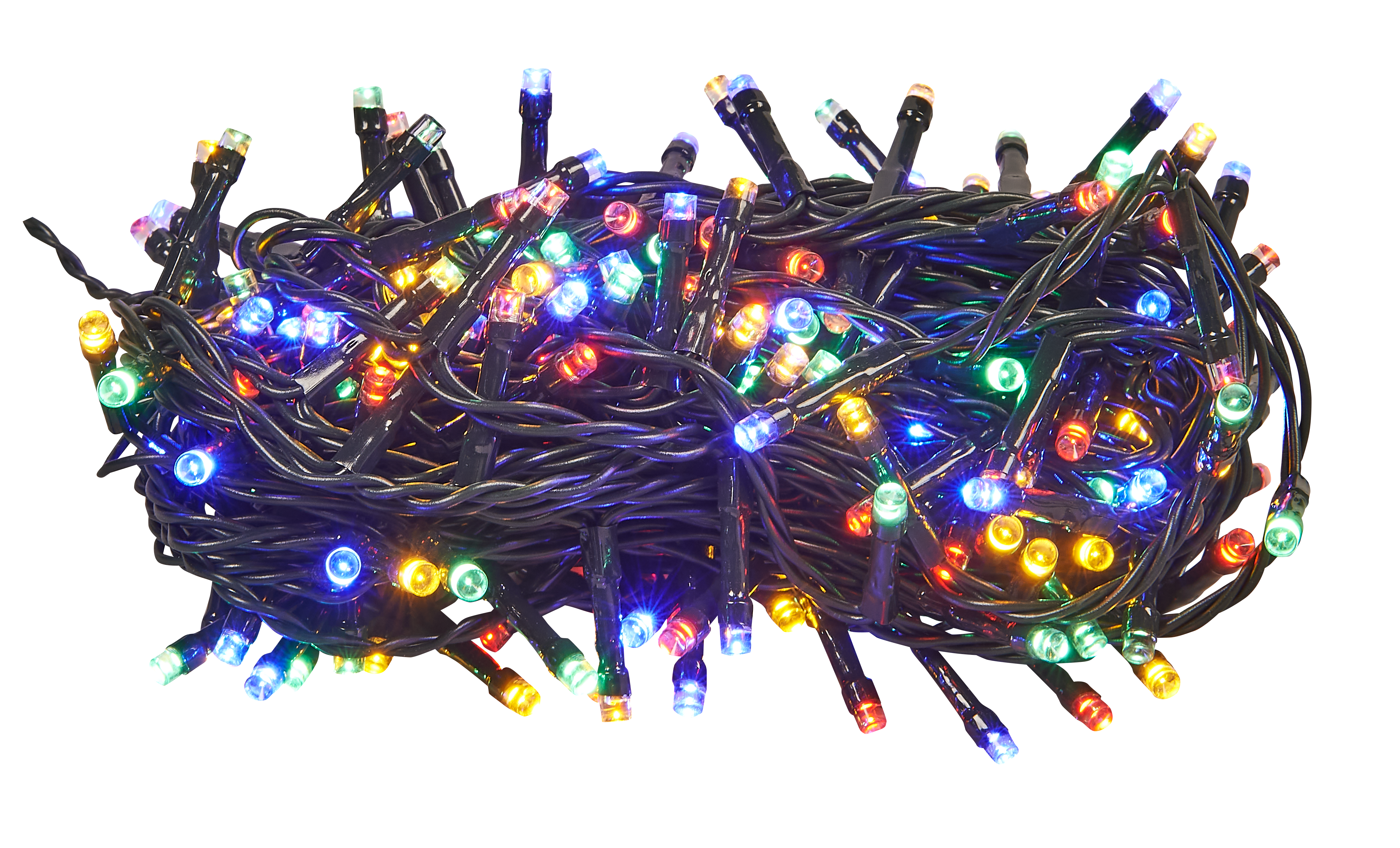 Lampki choinkowe zewnętrzne 10m 200 LED multikolor 8 funkcji - 2