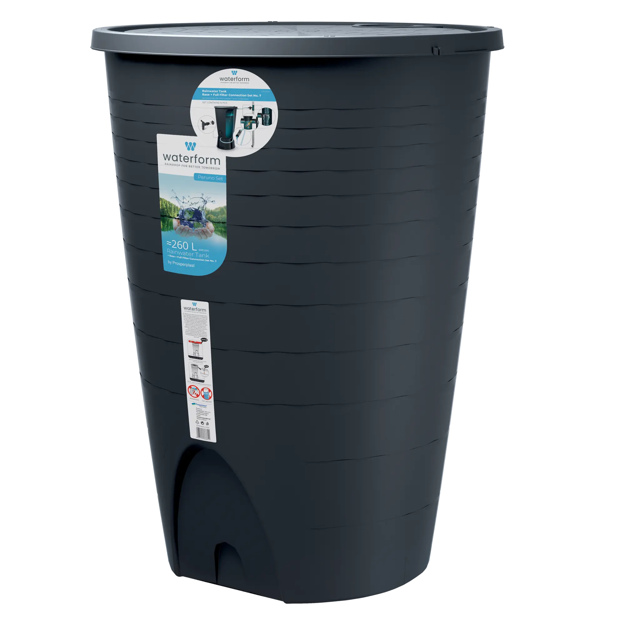 Zbiornik na deszczówkę Peruno Set 260l Prosperplast