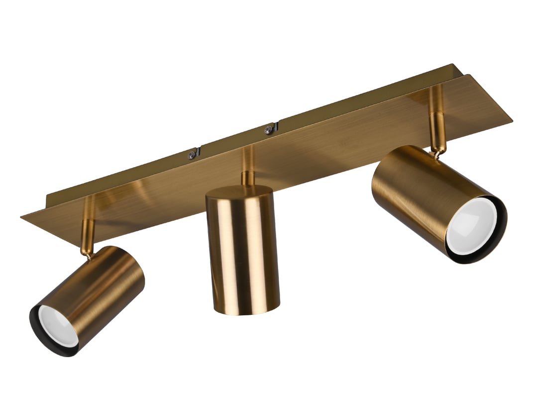 Listwa reflektorowa Marley mosiądz GU10 Trio