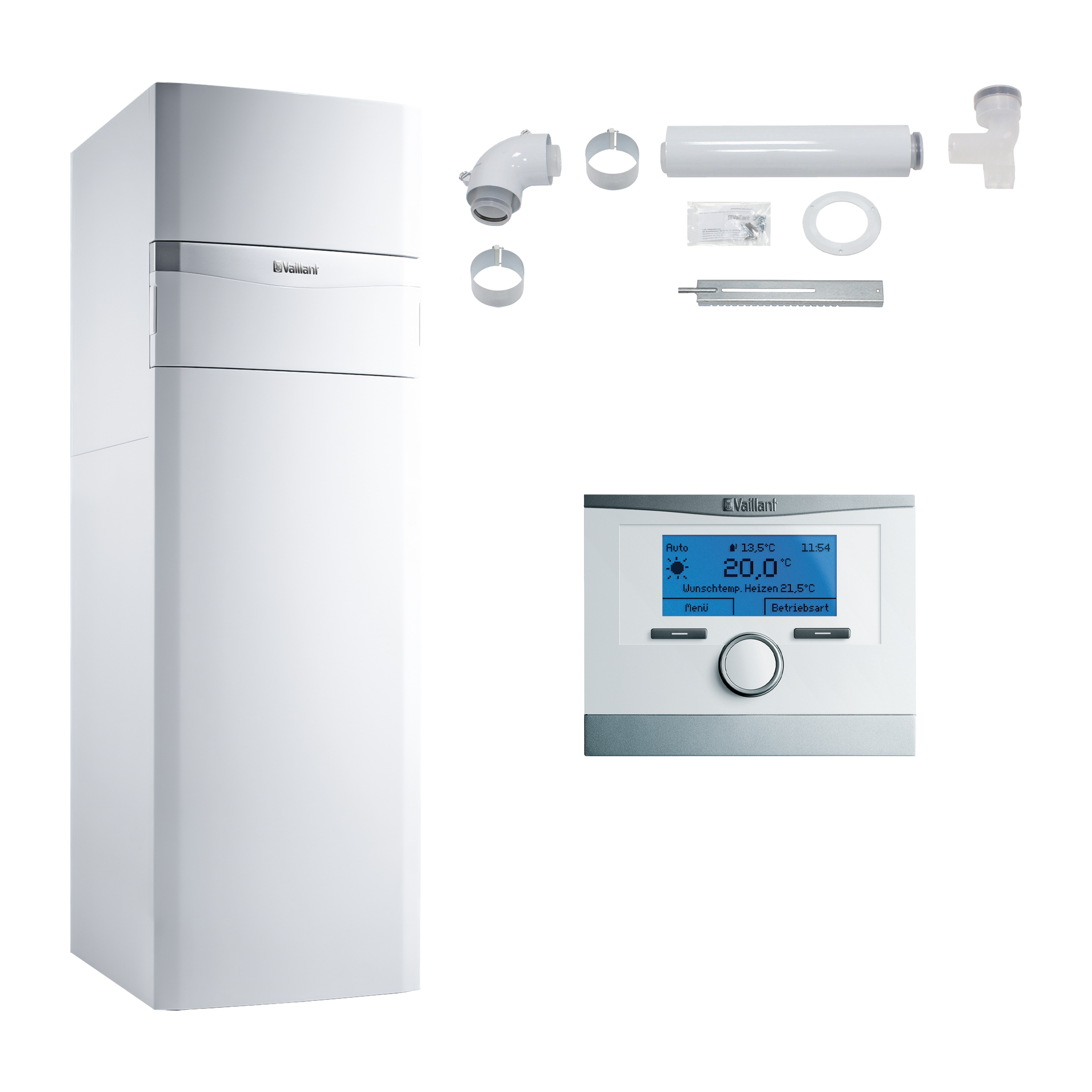 Kocioł gazowy kondensacyjny ecoCOMPACT 1-F z zasobnikiem 90L VAILLANT - 2