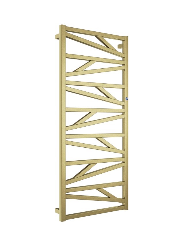 Grzejnik YUTO 119x53 cm Złoty 542W Roz 50cm 10 Bar INSTAL PROJEKT