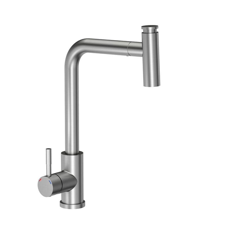 Bateria kuchenna Kodiaq Stal wylewka U 39 cm Quadron