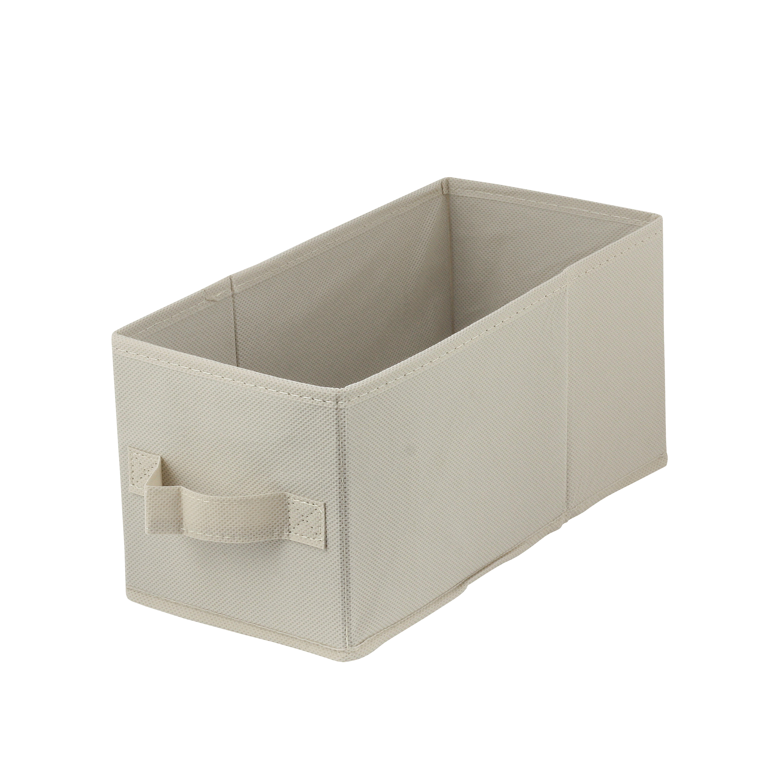 Pudełko tekstylne Kub 15 x 31 x 15 cm kremowe
