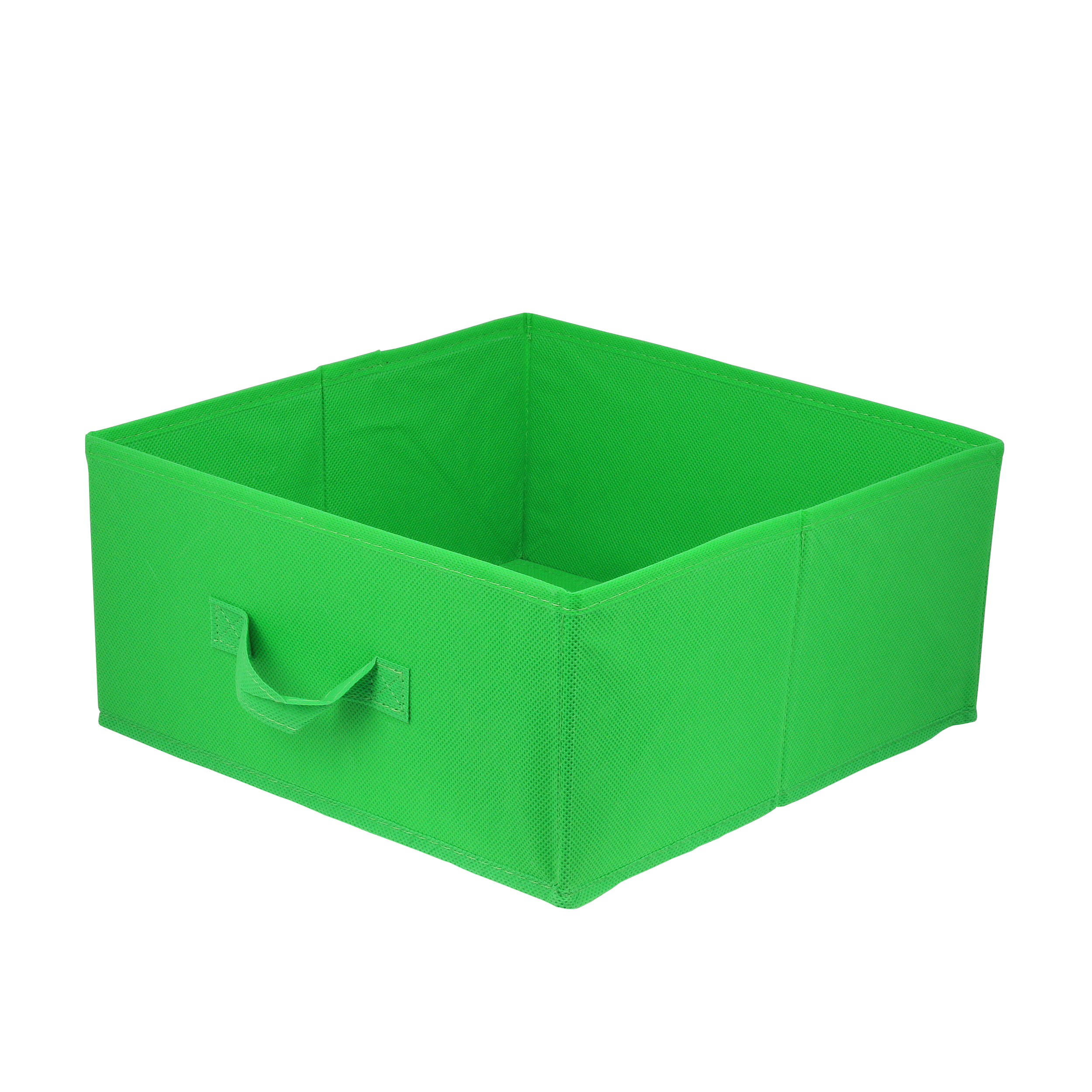Pudełko tekstylne Kub 31 x 31 x 15 cm zielone