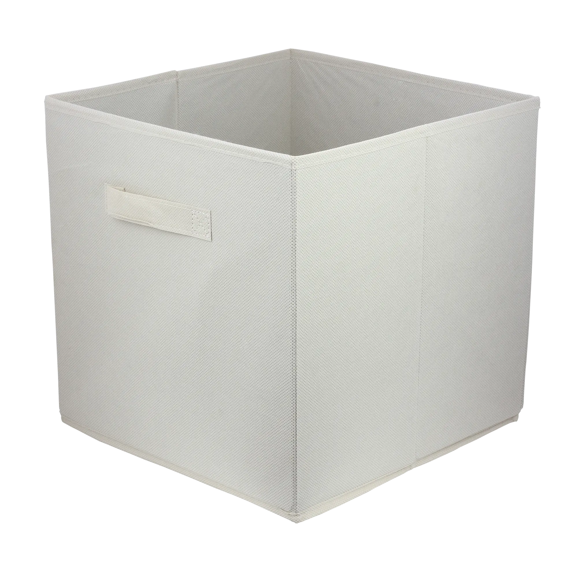 Pudełko tekstylne Kub 31 x 31 x 31 cm kremowe