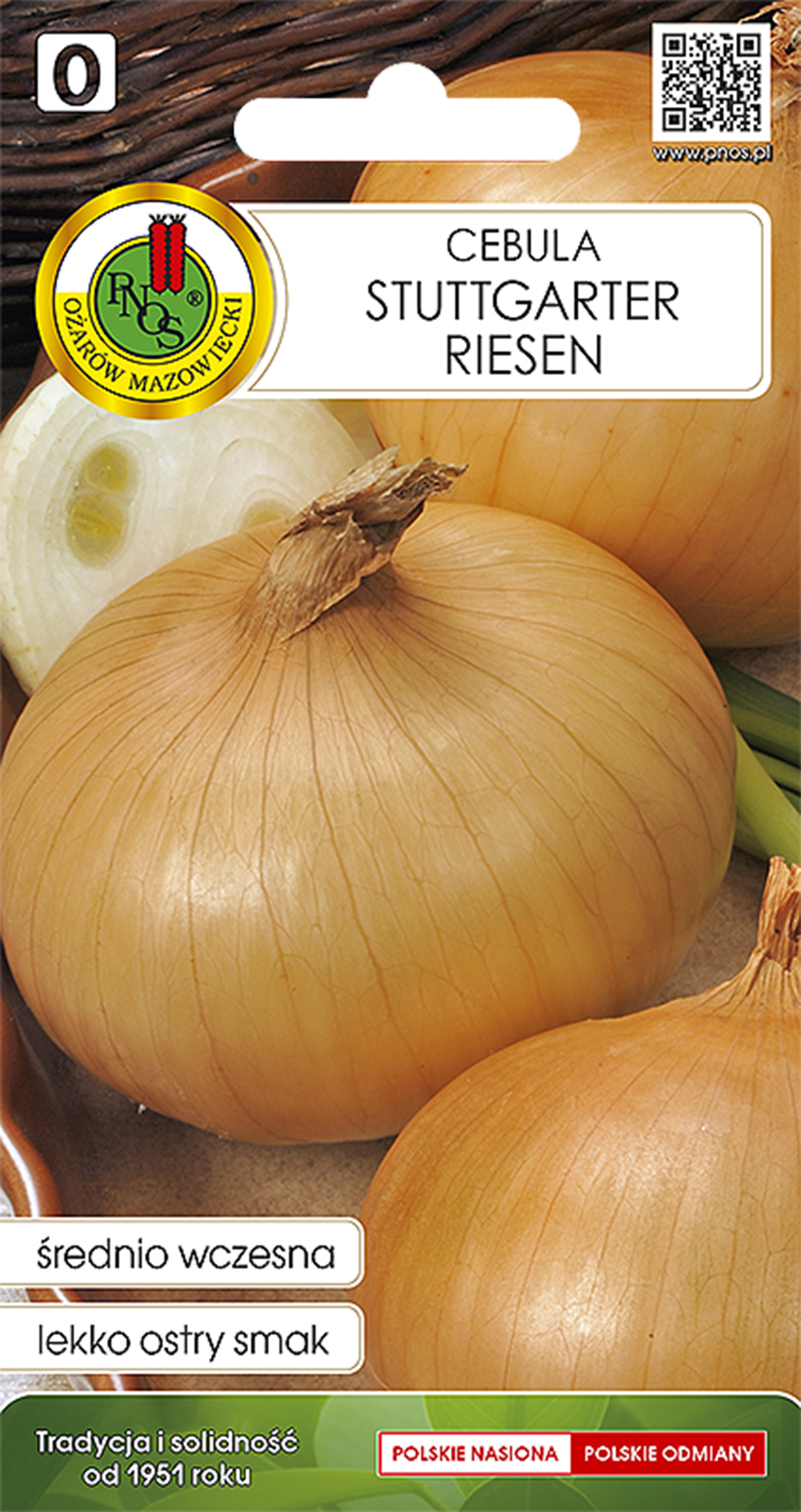 Cebula Stuttgarter Riesen nasiona Pnos