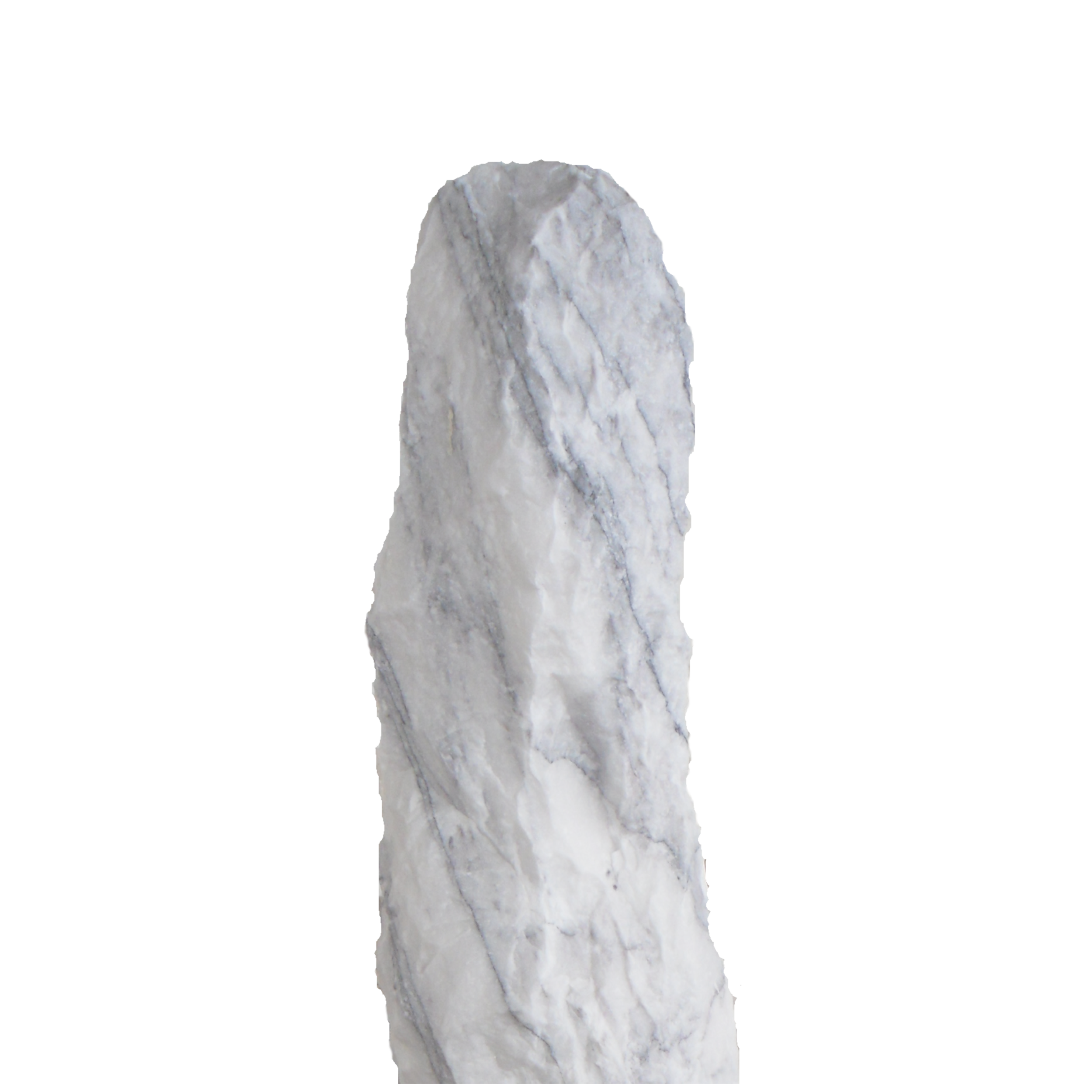 Monolit kamień Purple Wave 90-110 cm 50kg biały Garden Stones - 3