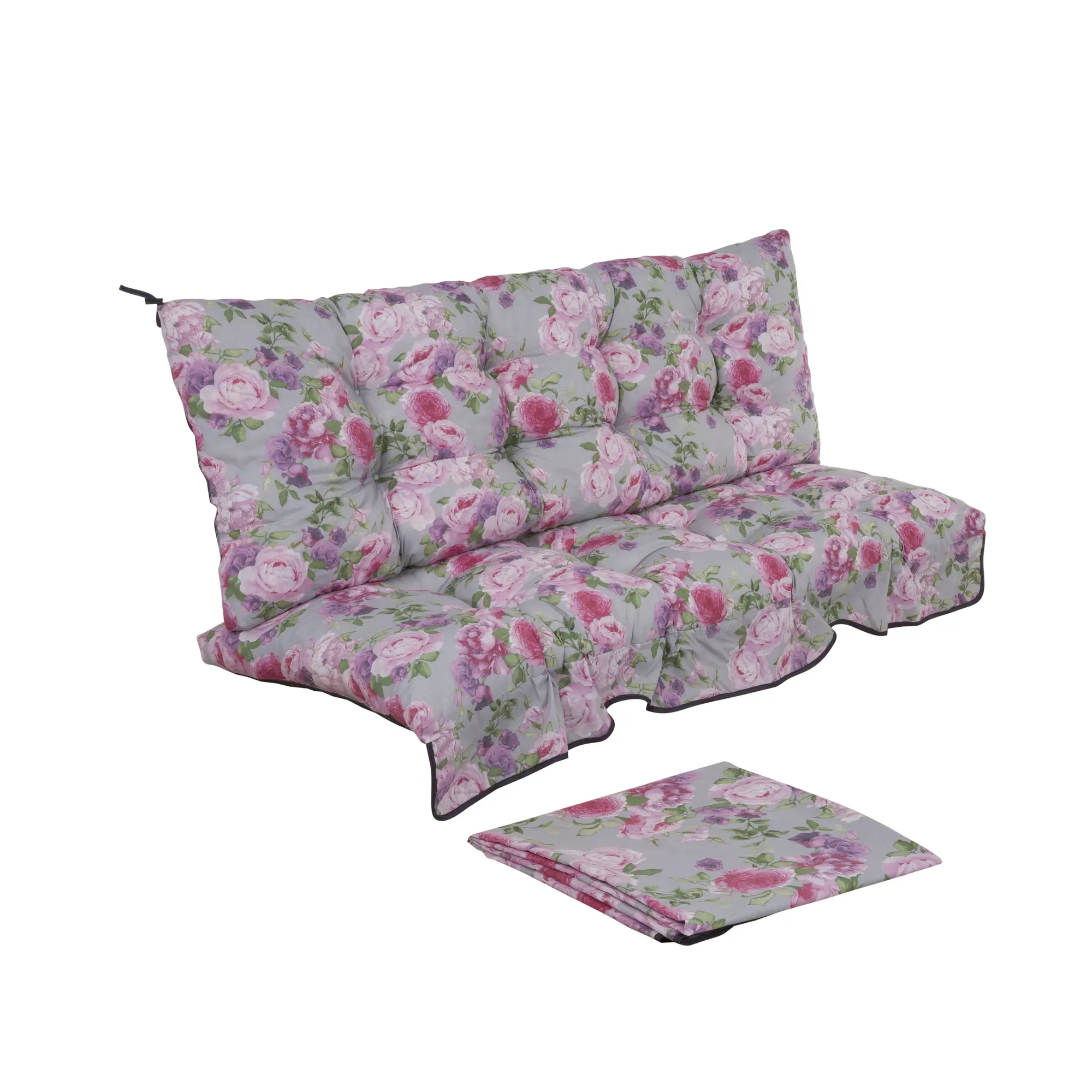 Komplet poduszek do huśtawki Casablanca 150x100x10 cm róże Dajar