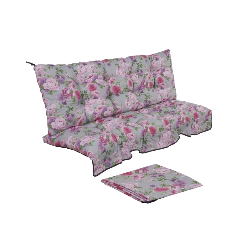 Komplet poduszek do huśtawki Casablanca 150x100x10 cm róże Dajar