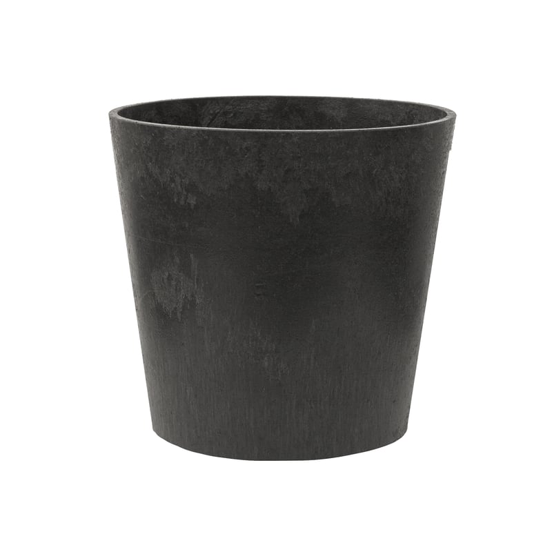 Donica gumowa Octavia śr.30 cm czarna Tierra Verde