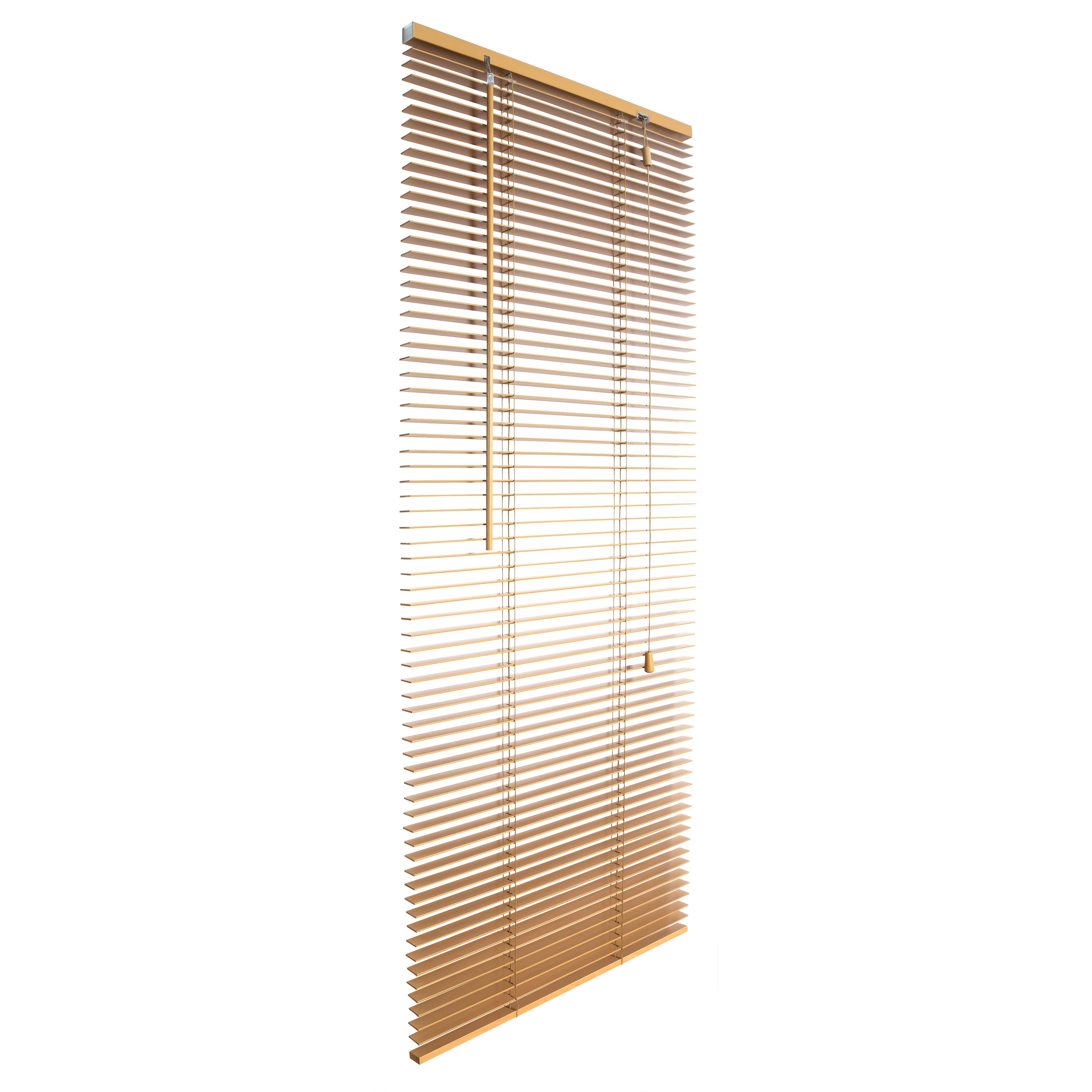 Żaluzja drewniana 40 x 140 cm Natural jasnobrązowa 25 mm