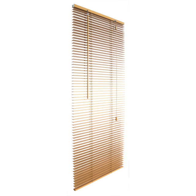 Żaluzja drewniana 80 x 140 cm Natural jasnobrązowa 25 mm