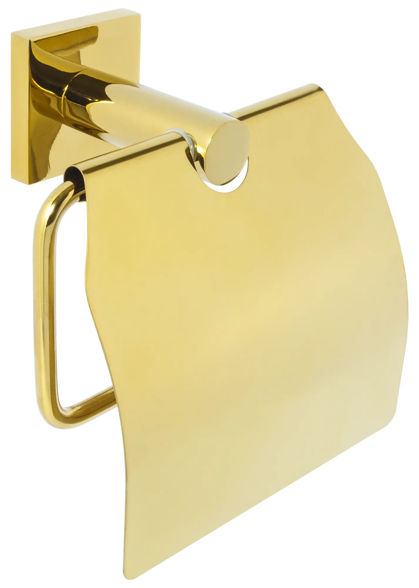 Uchwyt ścienny na papier toaletowy Nero Gold Ba-De