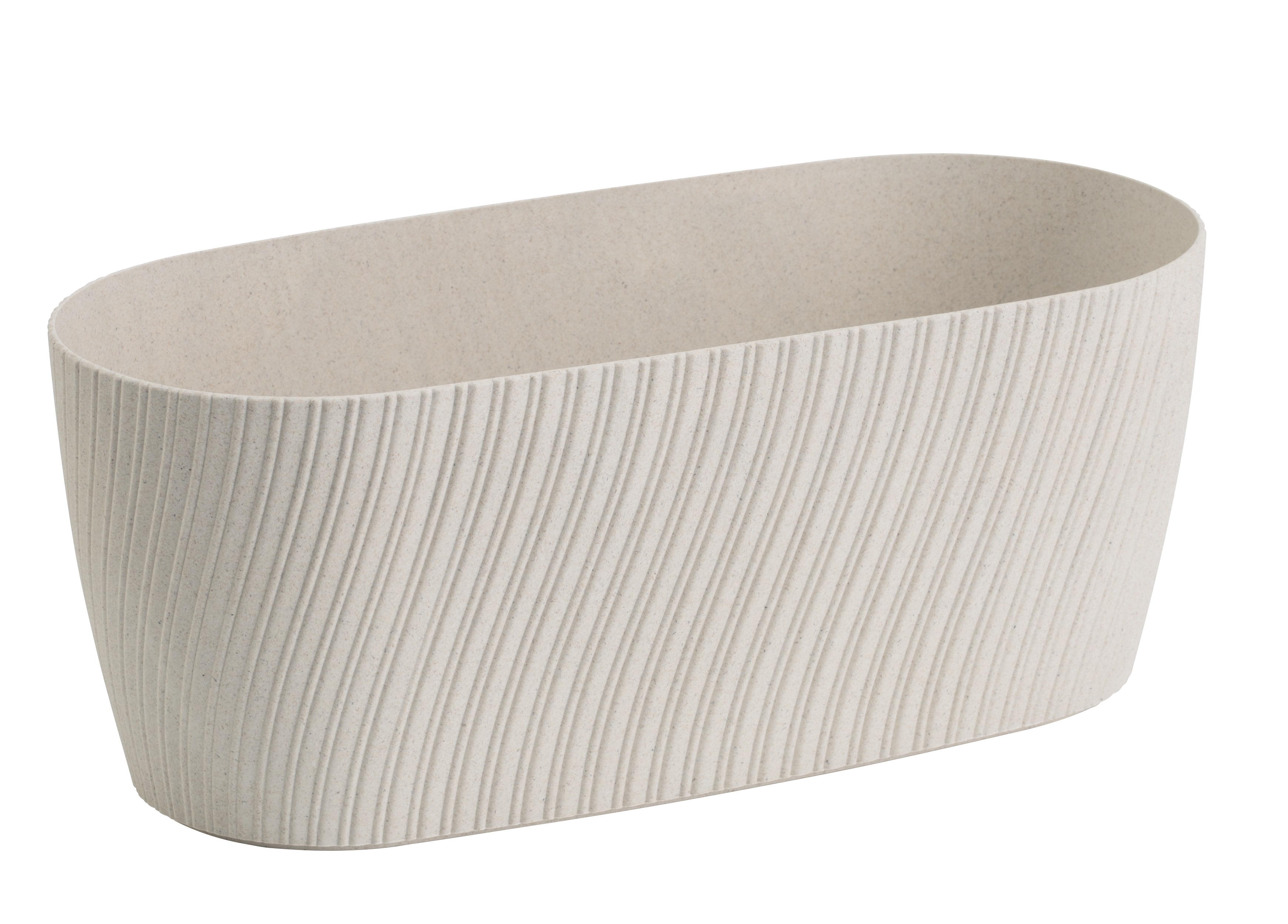 Doniczka skrzynka balkonowa Mika Eco 27x12.5 cm biała Form-Plastic