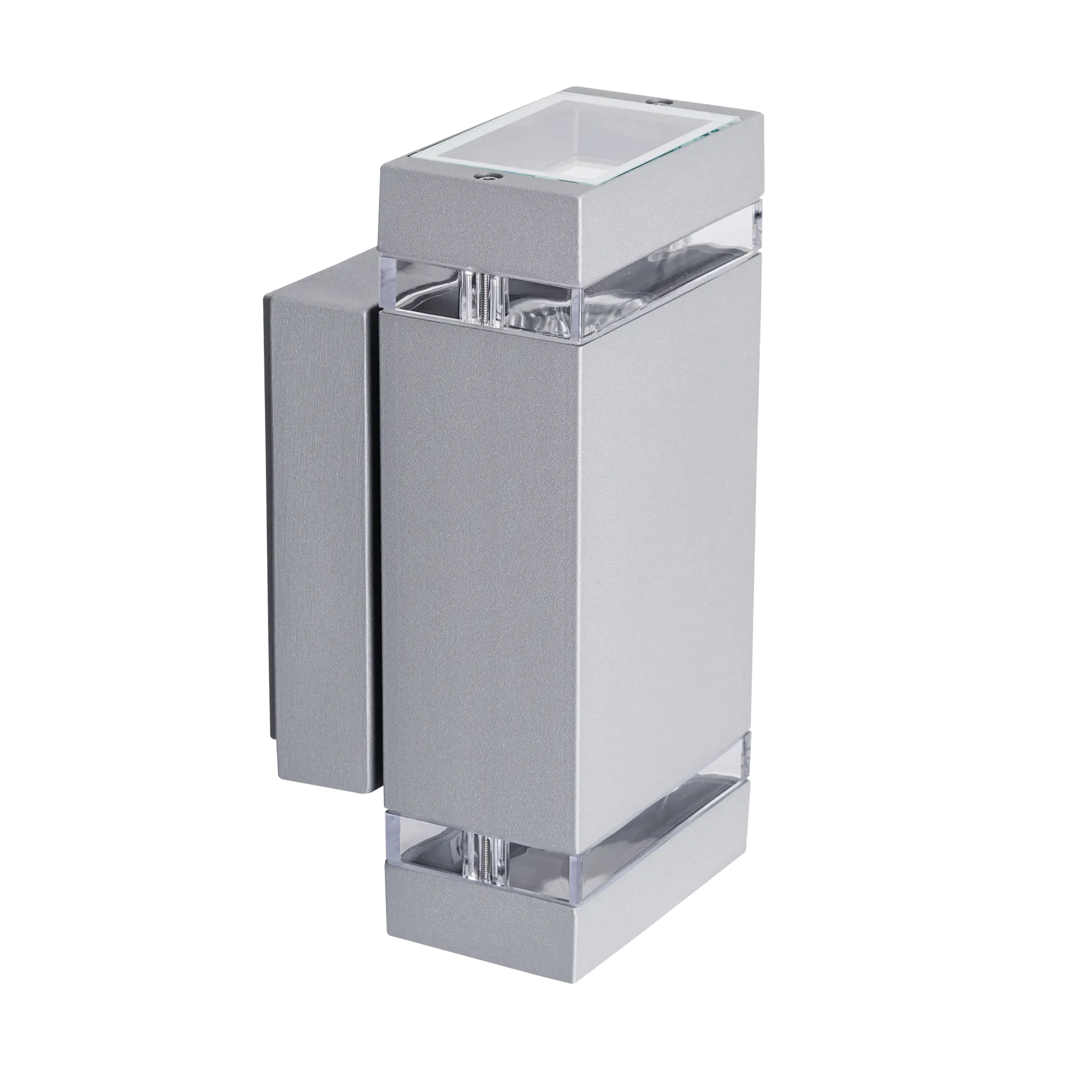 Kinkiet zewnętrzny 2x35W IP44 kwadratowy szary GU10 Kanlux