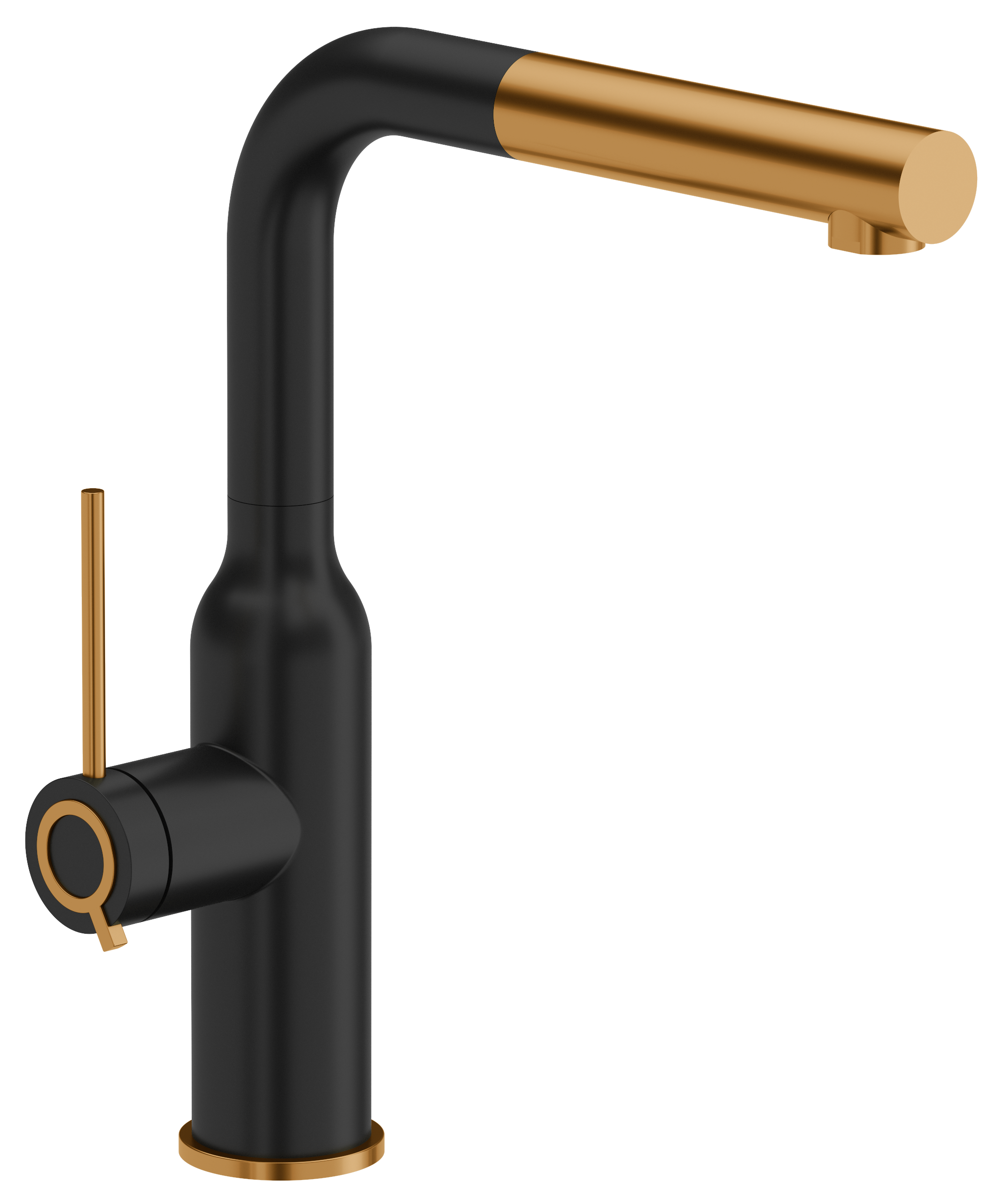 Bateria kuchenna Angelina Quadron czarno miedziowa U 31 cm