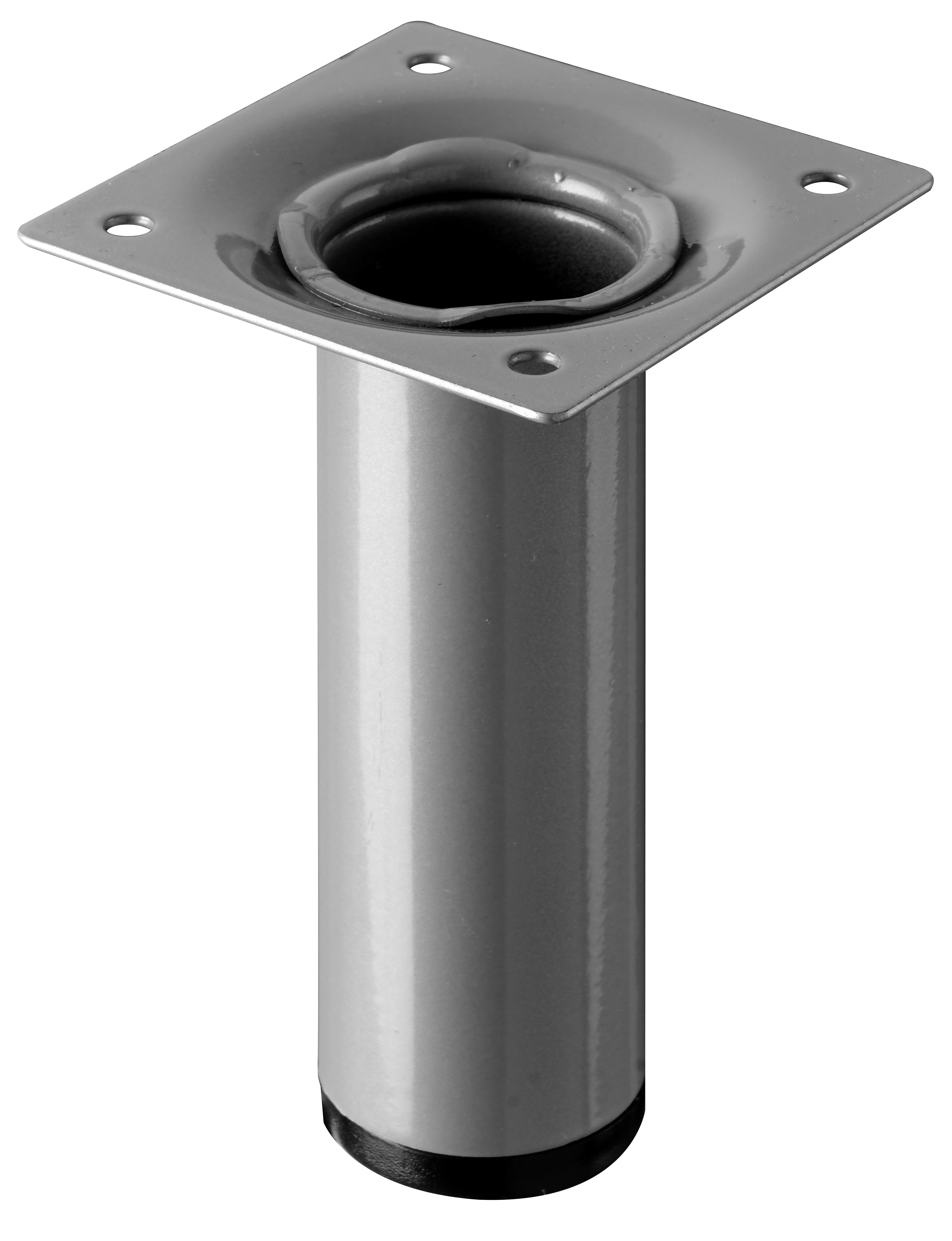 Noga meblowa 3 x 10 cm srebrna Hettich