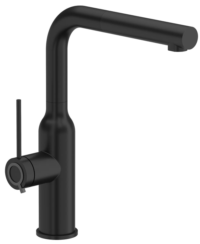 Bateria kuchenna Angelina Quadron czarny mat U 31 cm