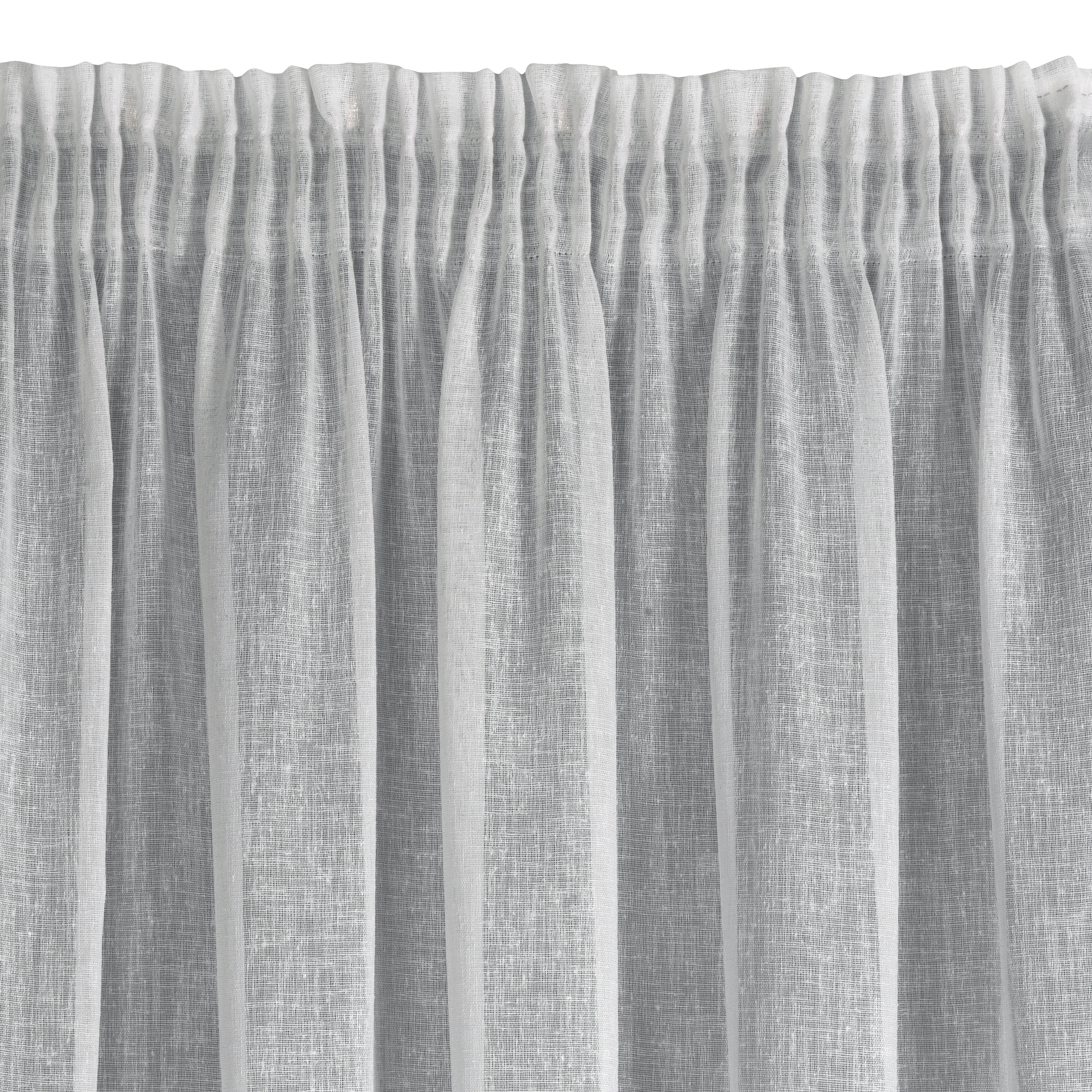 Firana na taśmie Angelica 140 x 270 cm biała - 3