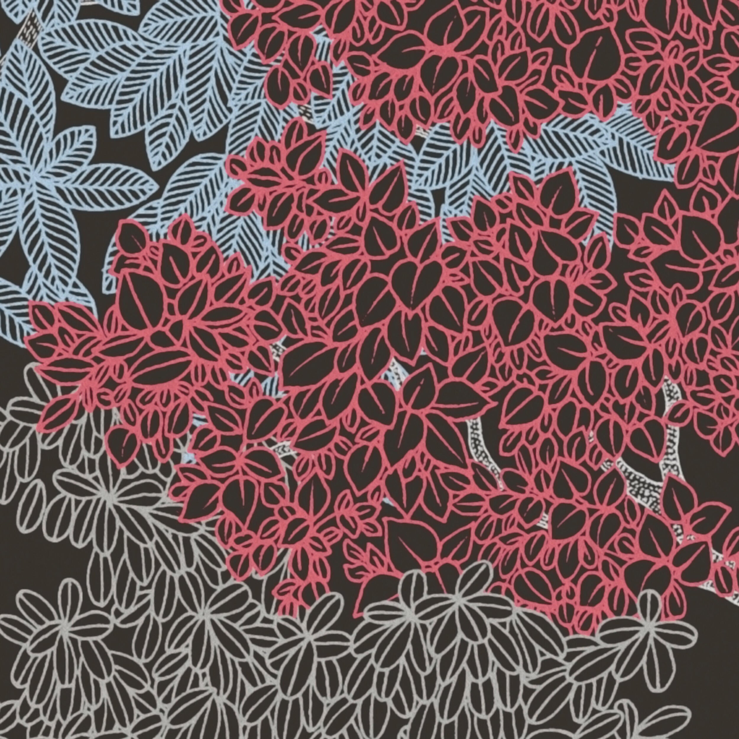 Tapeta Floral Impression 377532 brązowa winylowa na flizelinie - 3