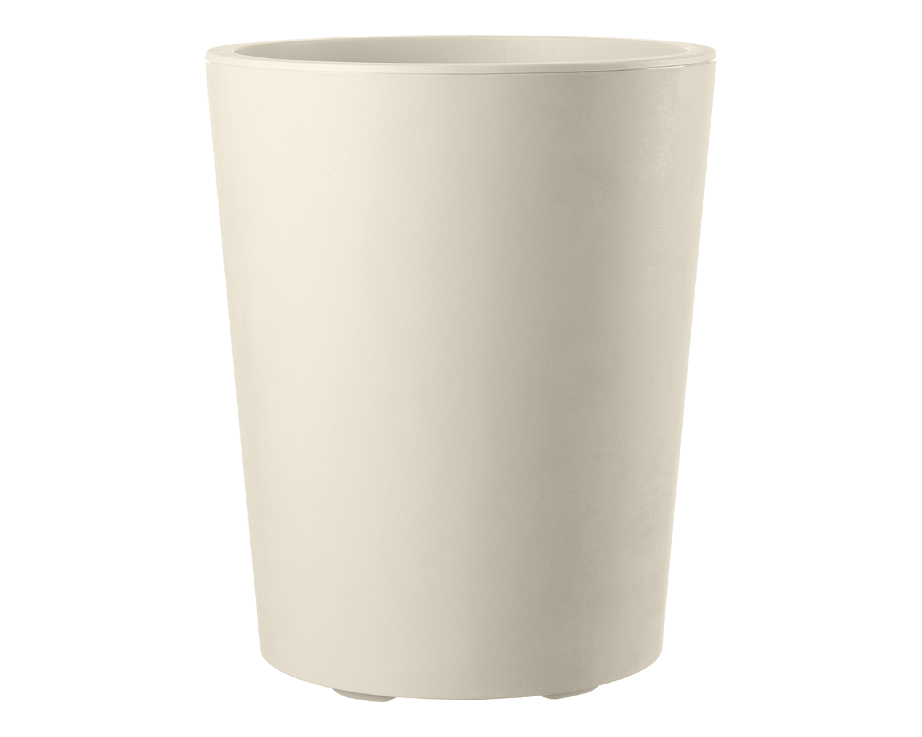 Donica duża Vaso Millenium śr.43.5 cm biała Deroma