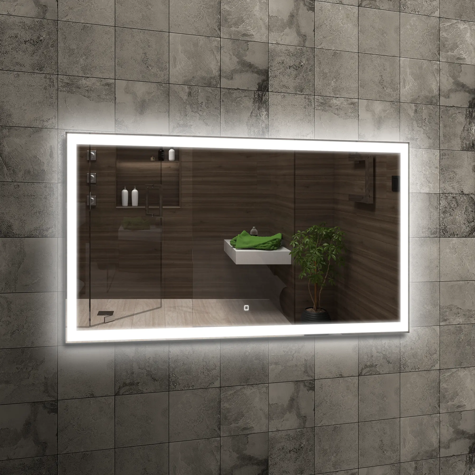 Lustro z wbudowanym oświetleniem NICOLA LED 120 x 60 VENTI - 3