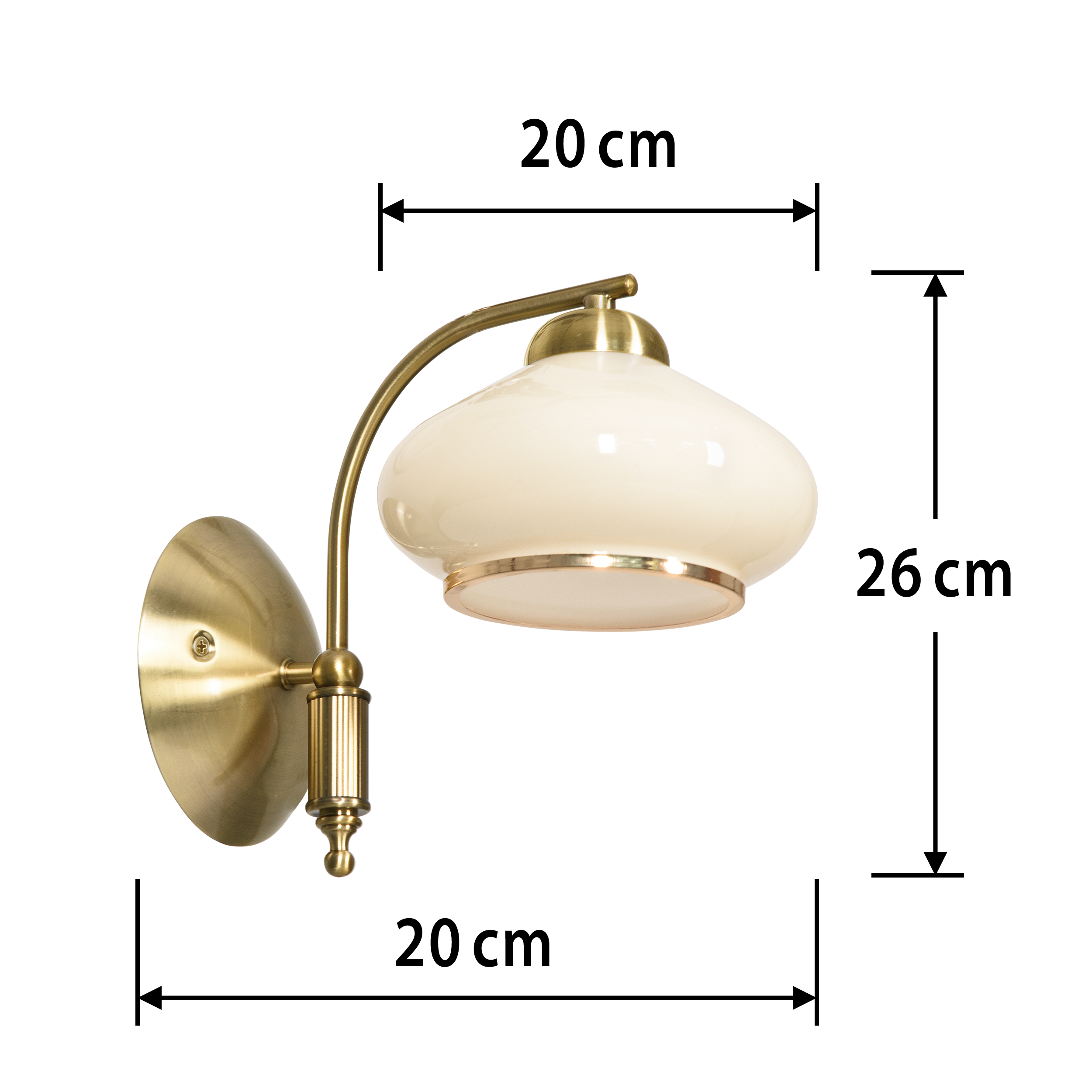 Kinkiet Rita złoty patyna E27 Activejet - 4