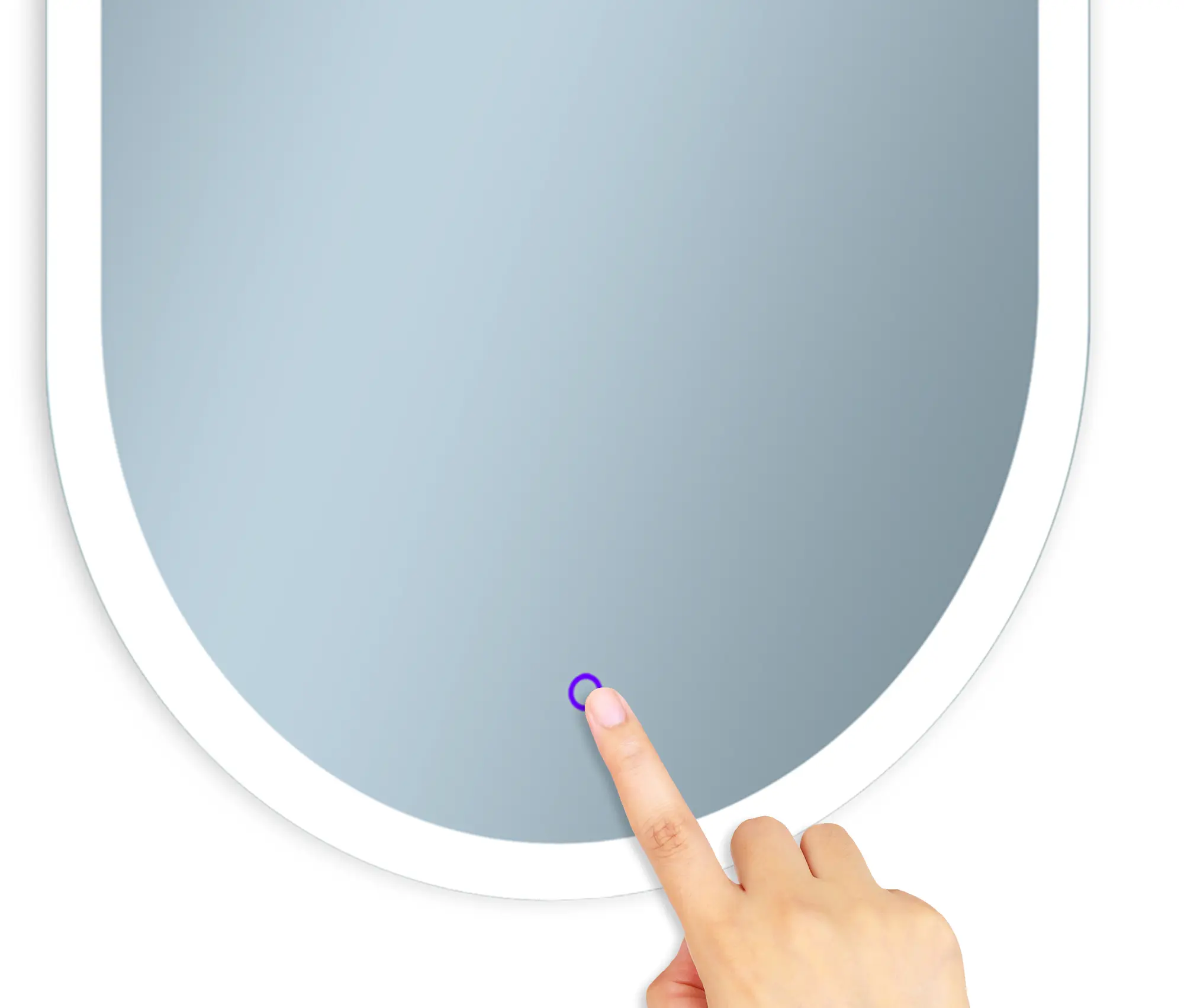 Lustro z wbudowanym oświetleniem Elipson 45 X 105 Venti - 5