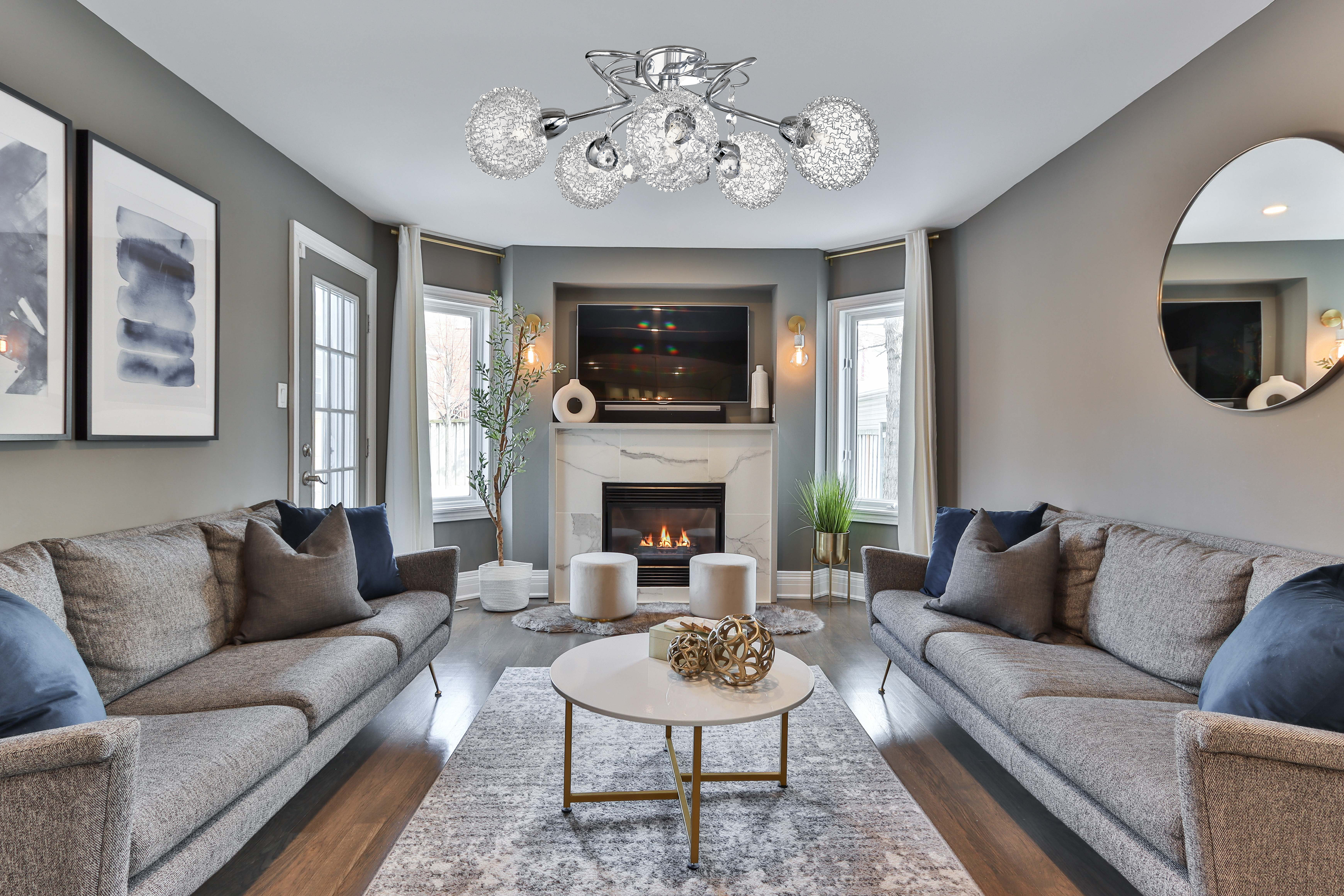 Lampa sufitowa Vesna chrom 5 x G9 Reality - 2