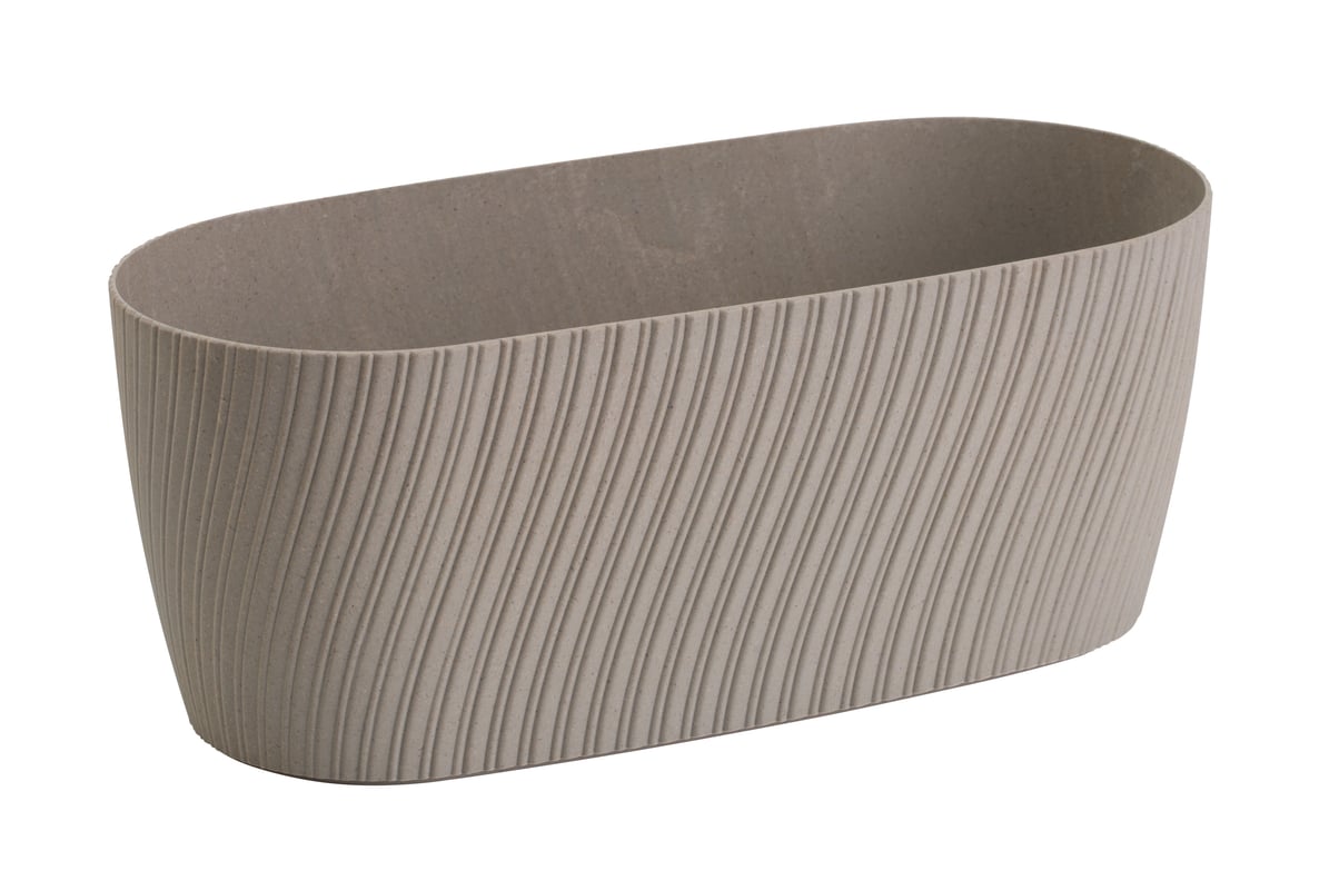 Doniczka skrzynka balkonowa Mika Eco 27x12.5 cm beżowa Form-Plastic