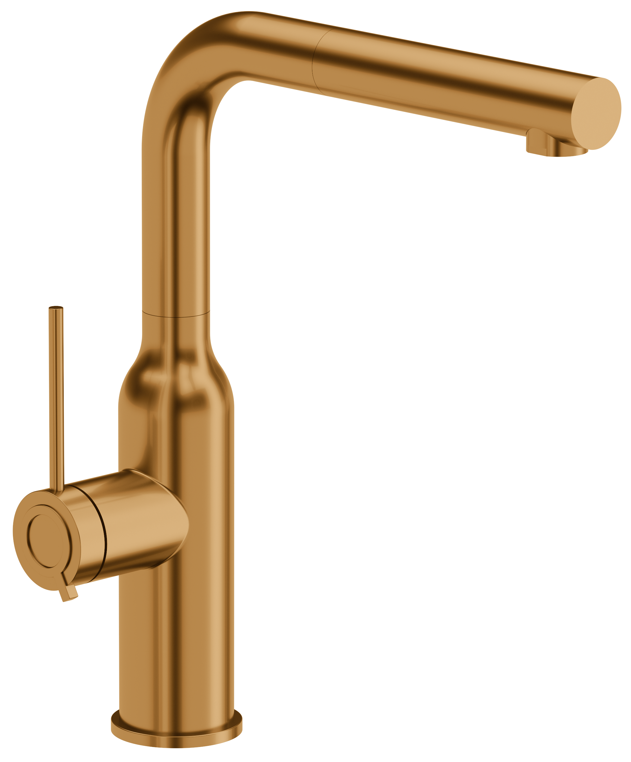 Bateria kuchenna Angelina Quadron miedziowa U 31 cm