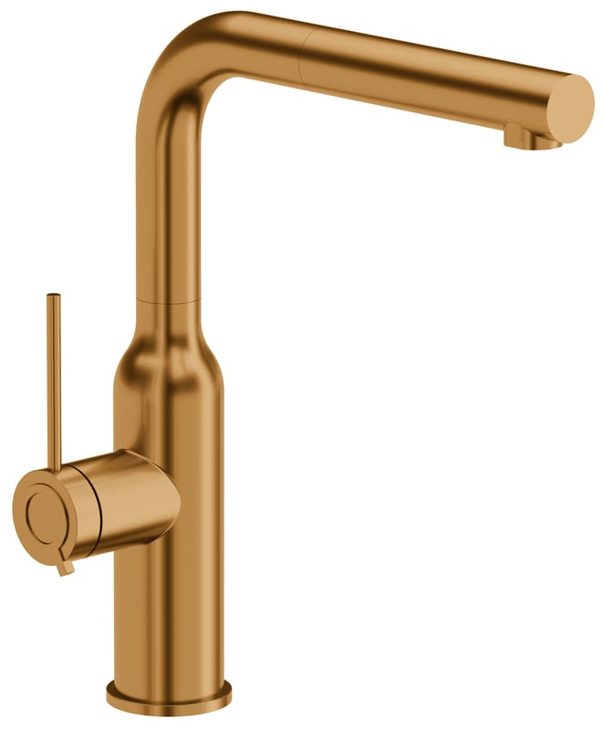 Bateria kuchenna Angelina Quadron miedziowa U 31 cm