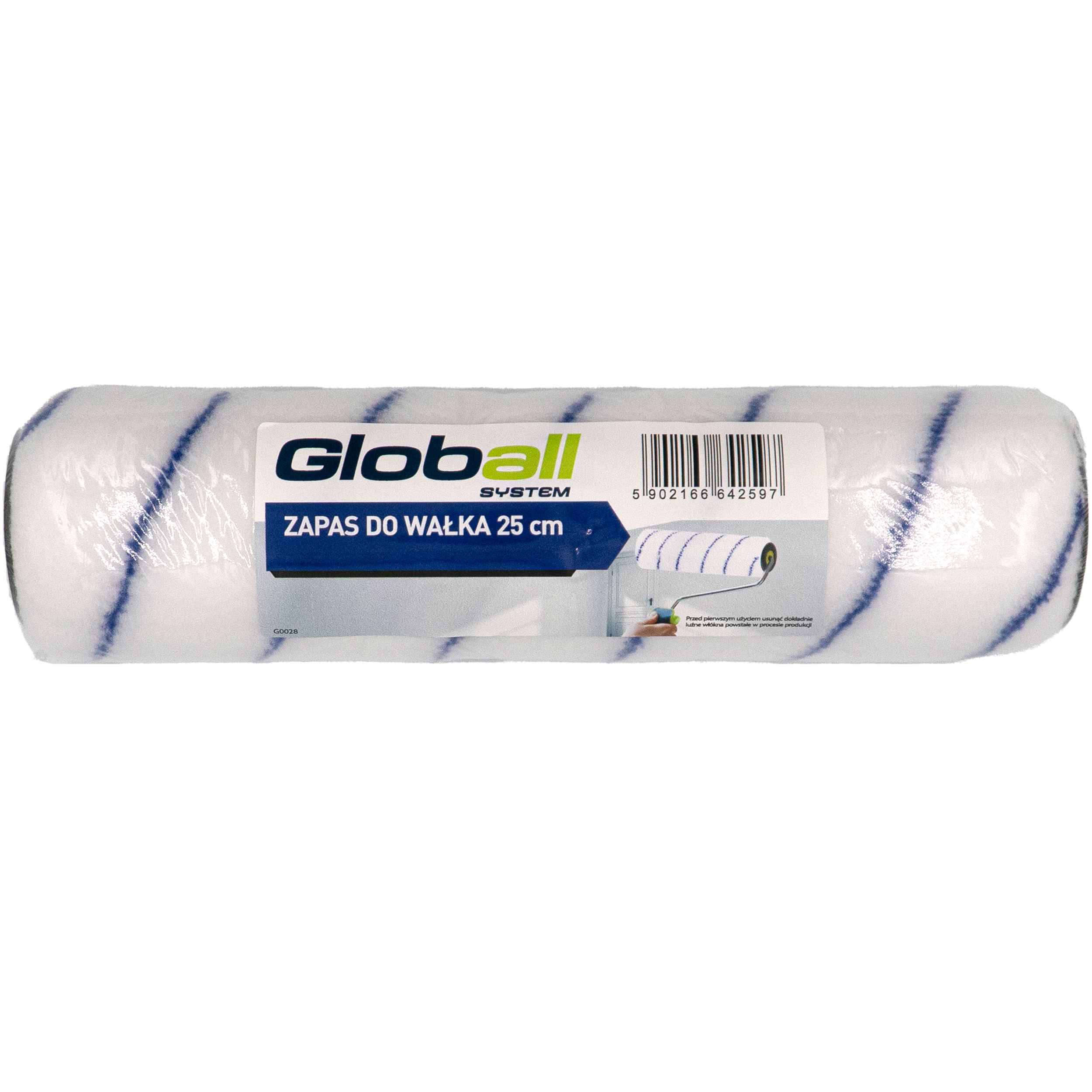 Zapas do wałka 25 cm do gładkich ścian Globall - 2